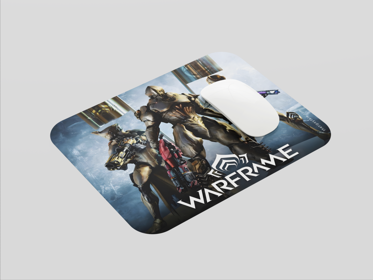 "GOLD ARMOUR WARFRAME" Mousepad: Enhance Your Workspace with Style