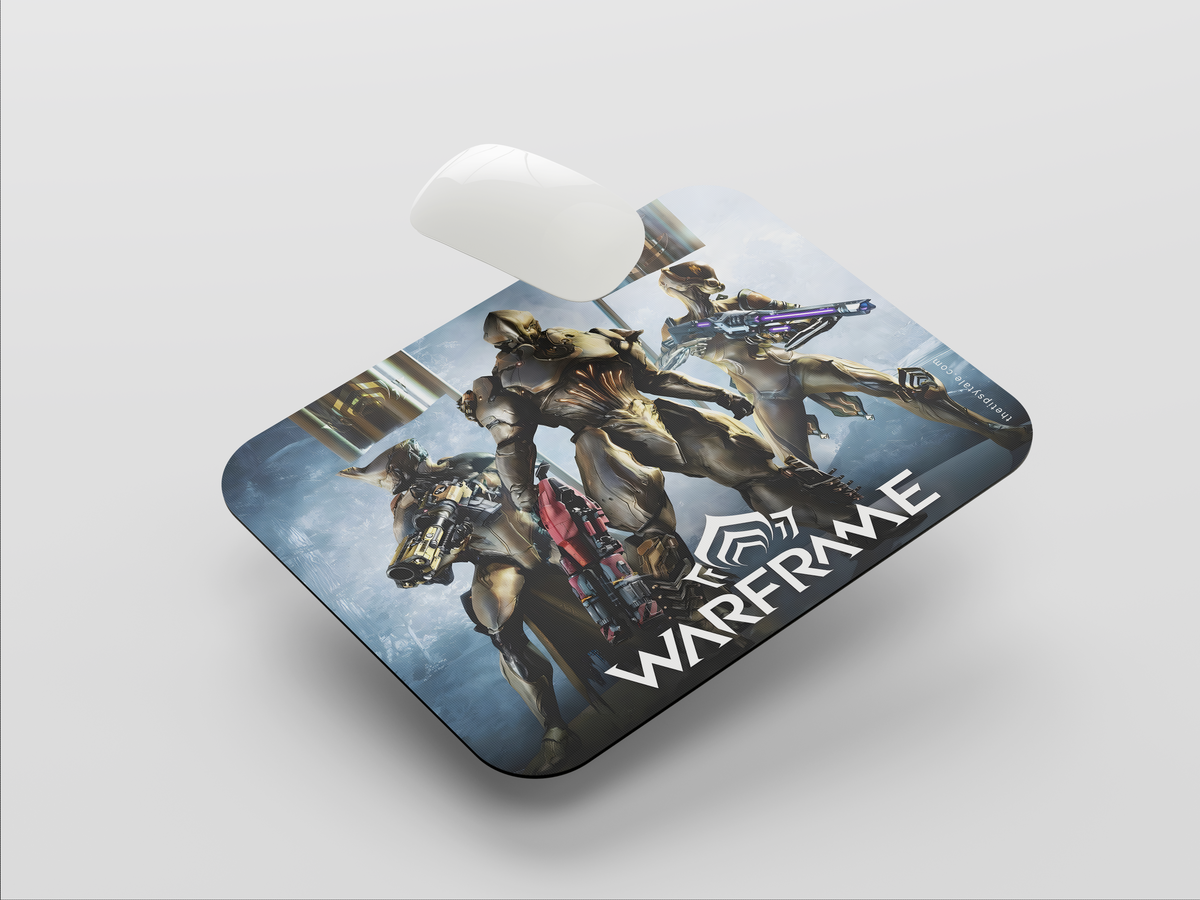 "GOLD ARMOUR WARFRAME" Mousepad: Enhance Your Workspace with Style