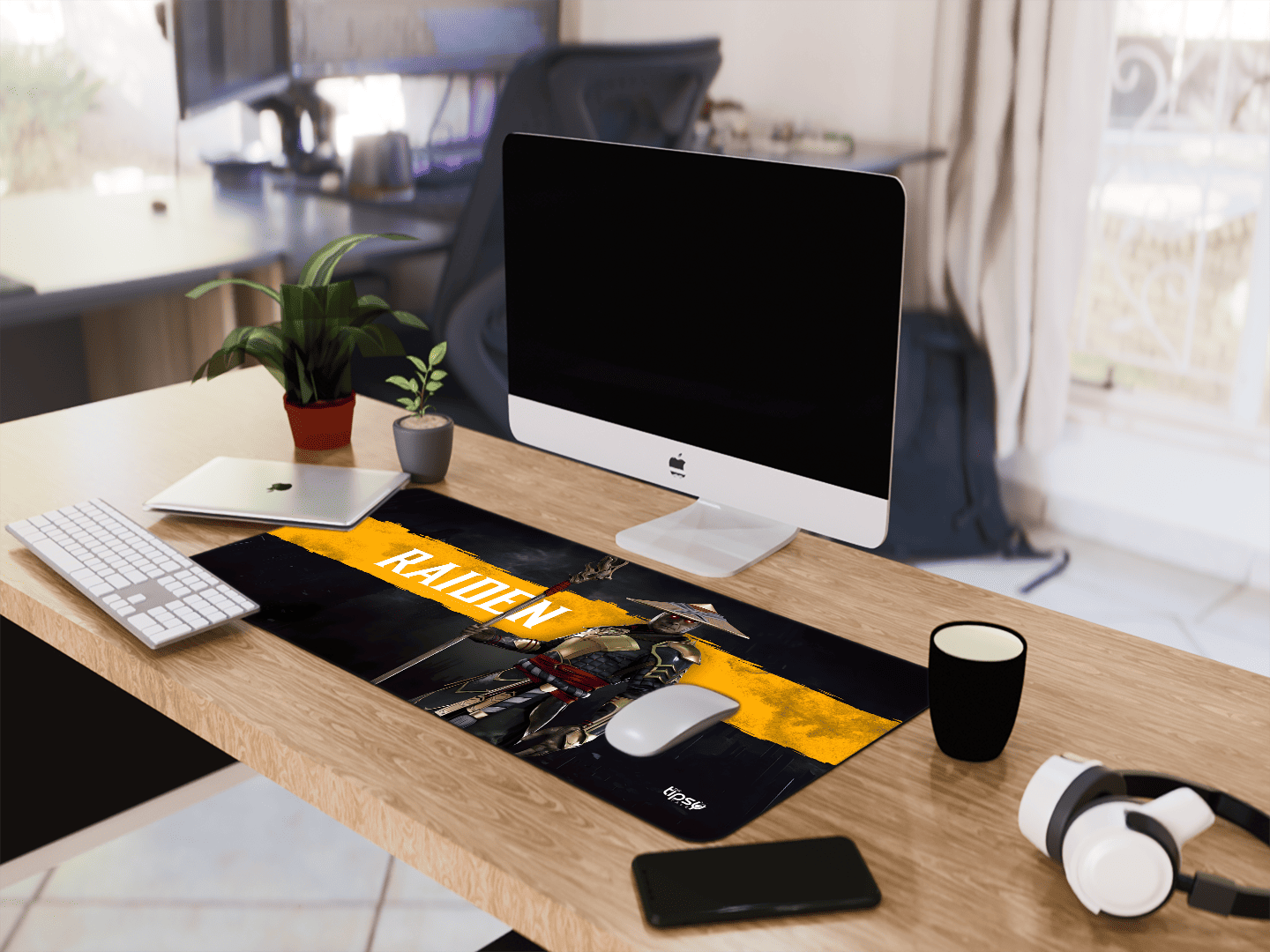 "RAIDEN MORTAL KOMBAT" Gaming Mousepad Elevate Your Gaming Experience