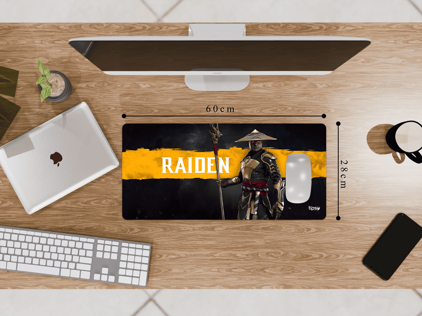 "RAIDEN MORTAL KOMBAT" Gaming Mousepad Elevate Your Gaming Experience