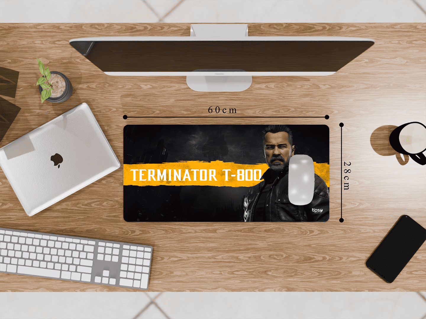 "MORTAL KOMBAT 11 TERMINATOR " Gaming Mousepad Elevate Your Gaming Experience