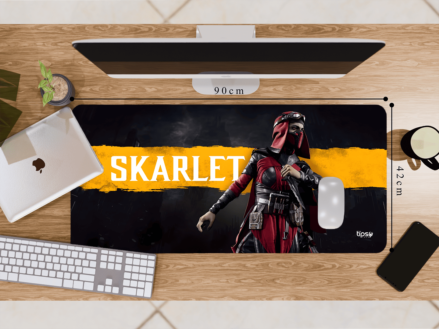"MORTAL KOMBAT 11 SKARLET" Gaming Mousepad Elevate Your Gaming Experience