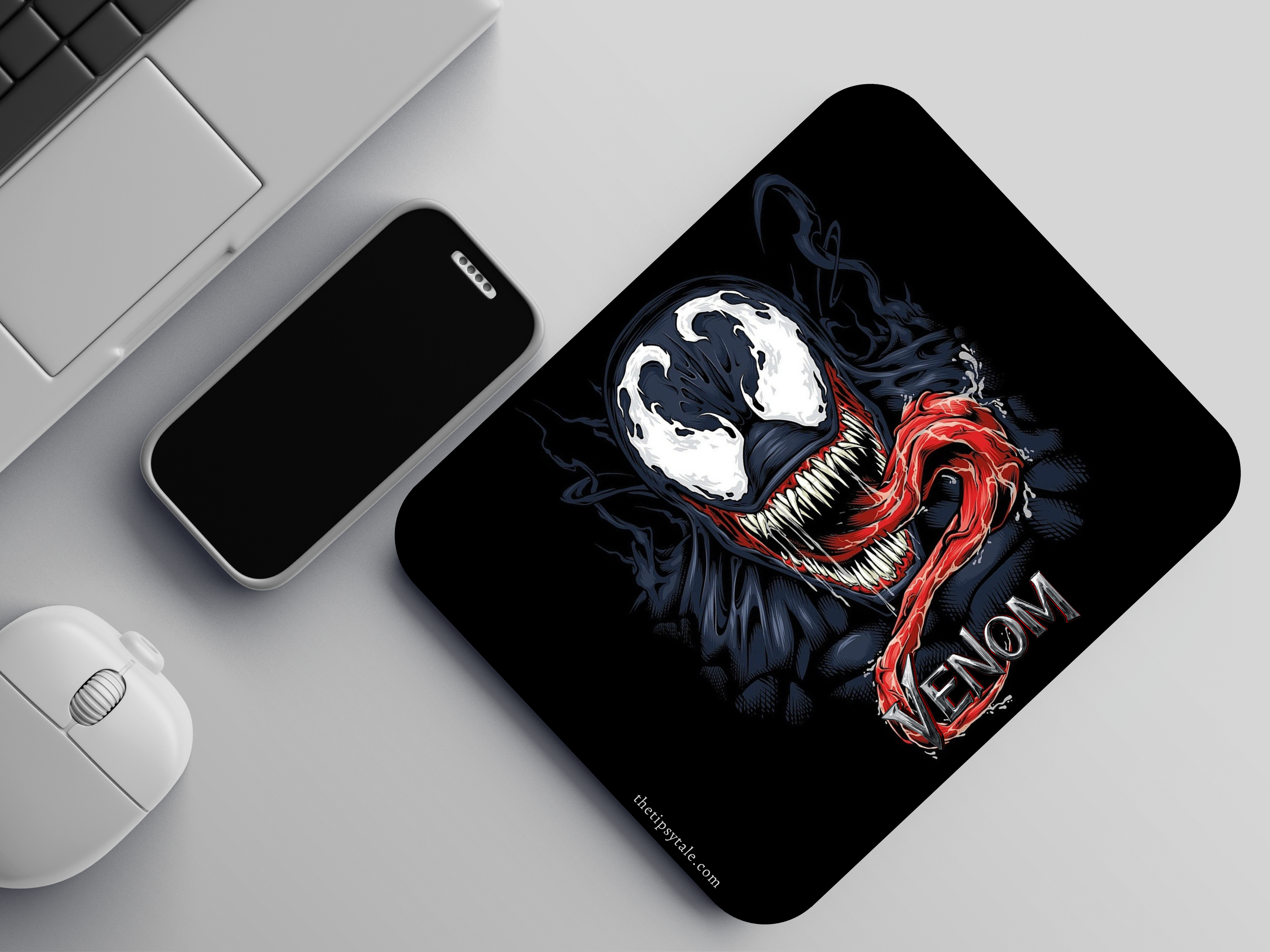 "VENOM THE EVIL LOOK: MOVIE" Mousepad Enhance Your Workspace with Style