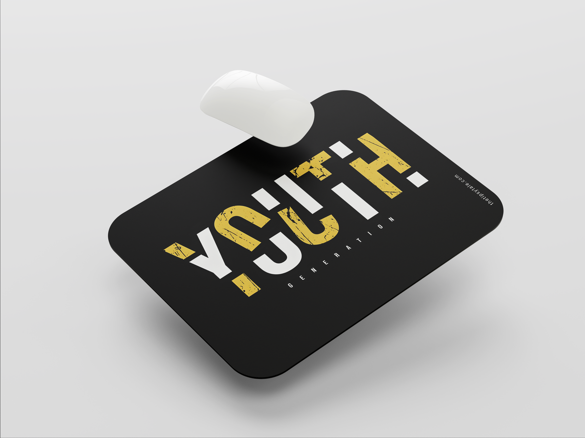 "YOUTH GENERATION" Mousepad: Enhance Your Workspace with Style