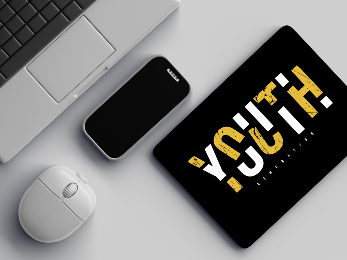 "YOUTH GENERATION" Mousepad: Enhance Your Workspace with Style
