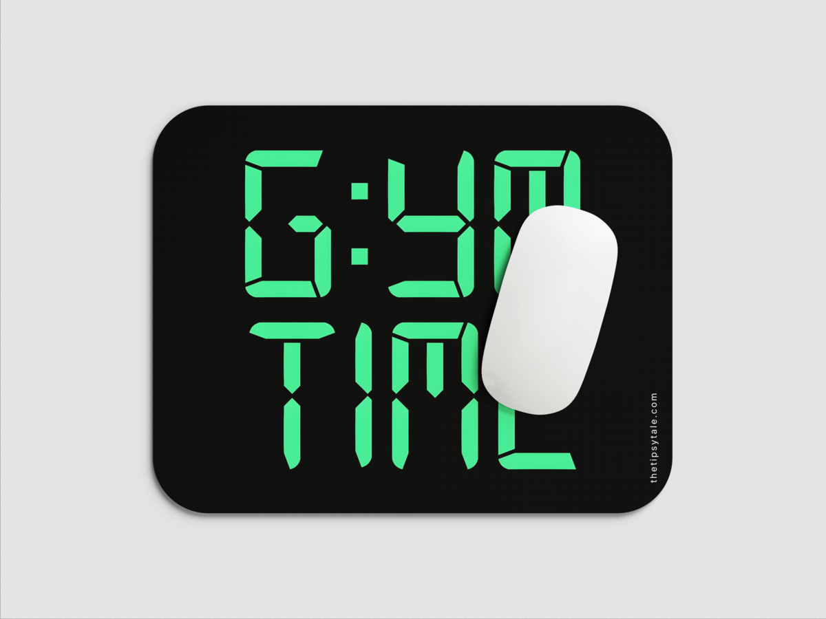 "GYM TIME" Mousepad: Enhance Your Workspace with Style