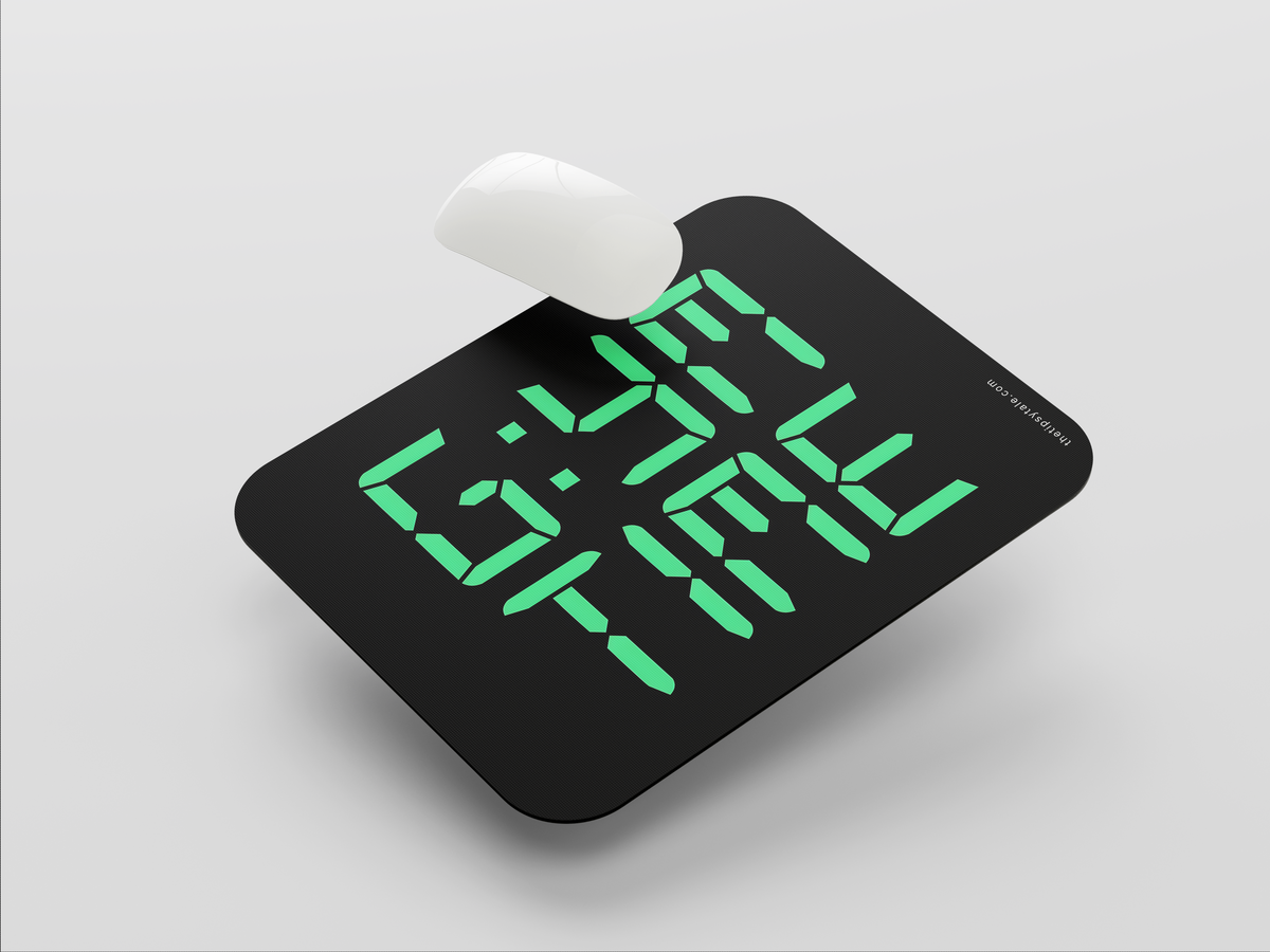 "GYM TIME" Mousepad: Enhance Your Workspace with Style