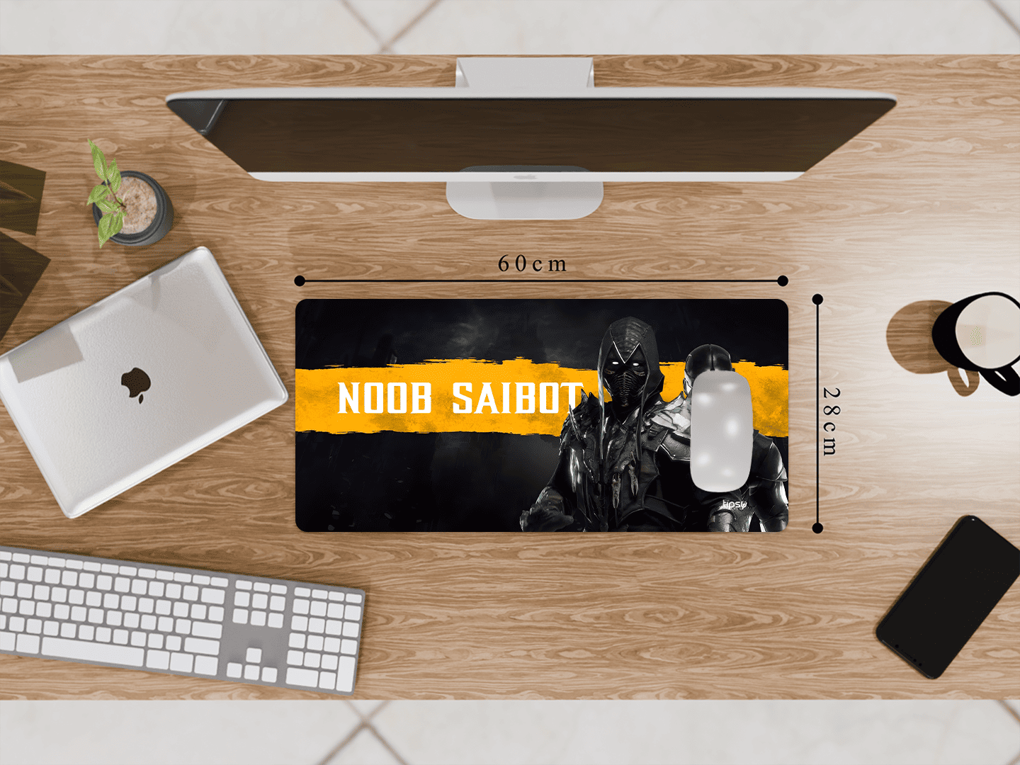 "MORTAL KOMBAT 11 NOOB SAIBOT " Gaming Mousepad Elevate Your Gaming Experience