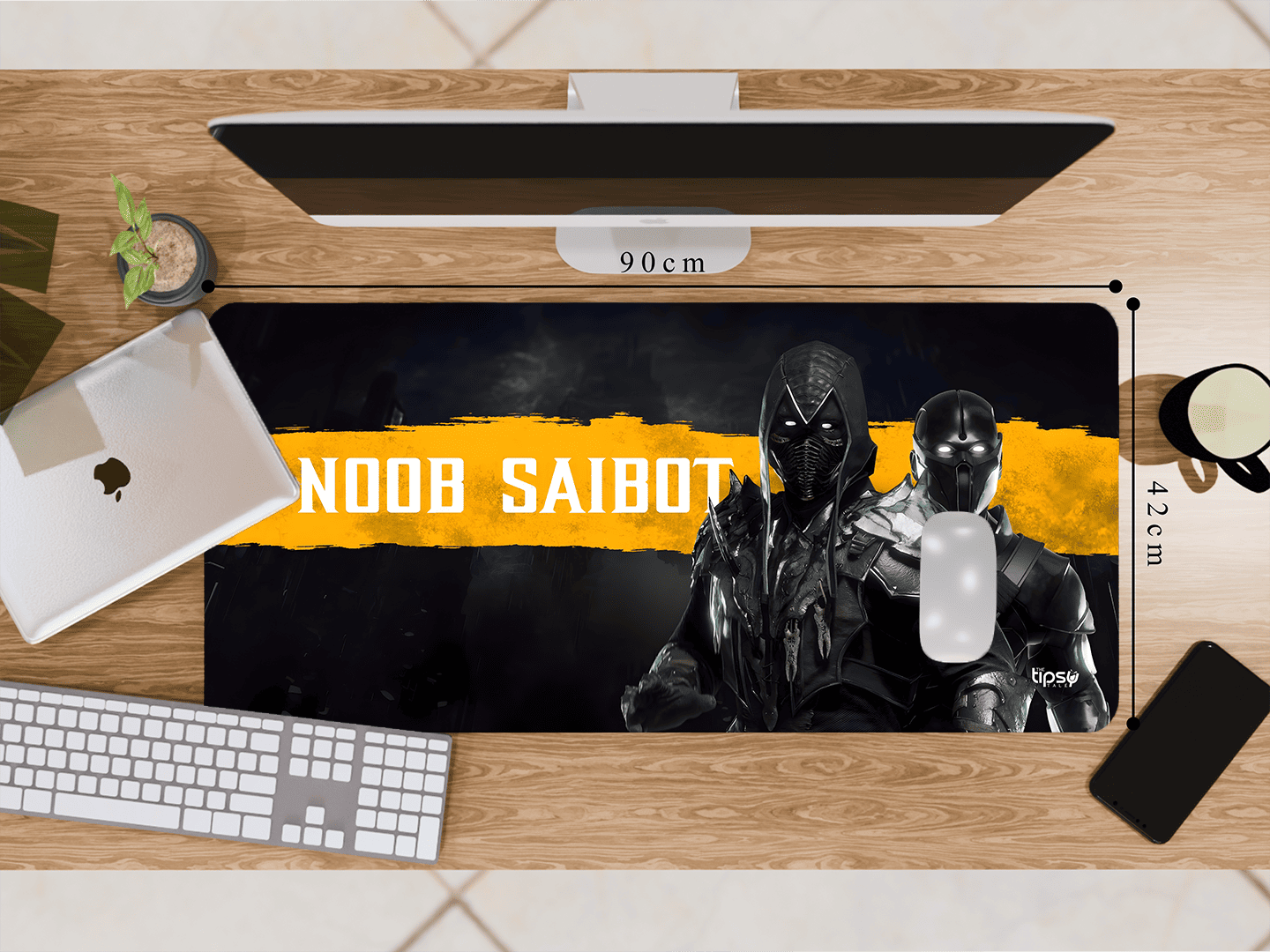 "MORTAL KOMBAT 11 NOOB SAIBOT " Gaming Mousepad Elevate Your Gaming Experience