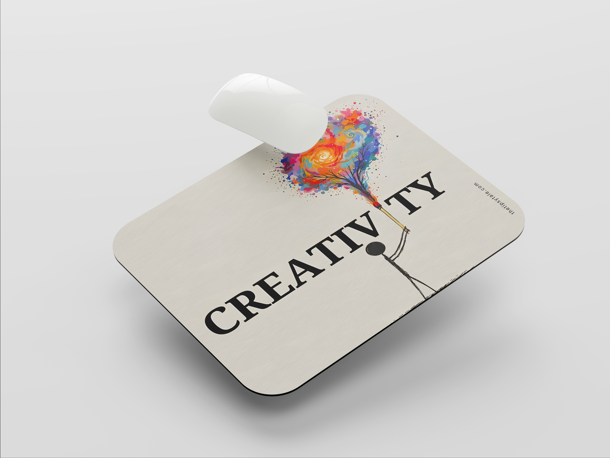 "CREATIVITY " Mousepad: Enhance Your Workspace with Style