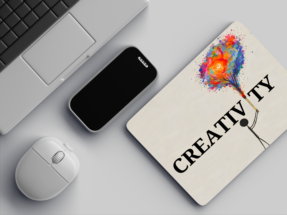 "CREATIVITY " Mousepad: Enhance Your Workspace with Style