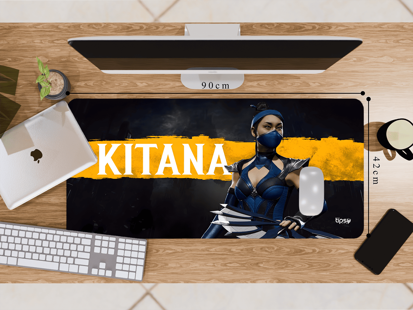 "MORTAL KOMBAT 11 KITANA" Gaming Mousepad Elevate Your Gaming Experience