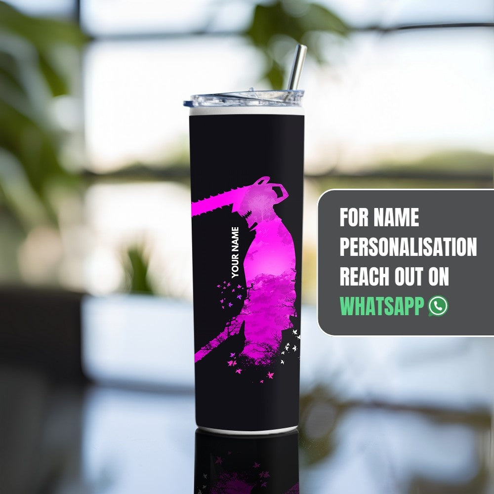 "CHAINSAW MAN: Anime" Tumbler with Metal Straw