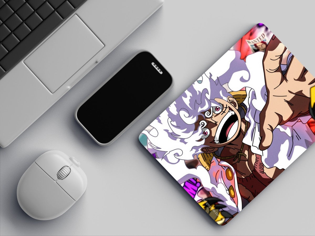 "SUN GOD NIKA MONKEY -ONE PIECE" Mousepad: Enhance Your Workspace with Style