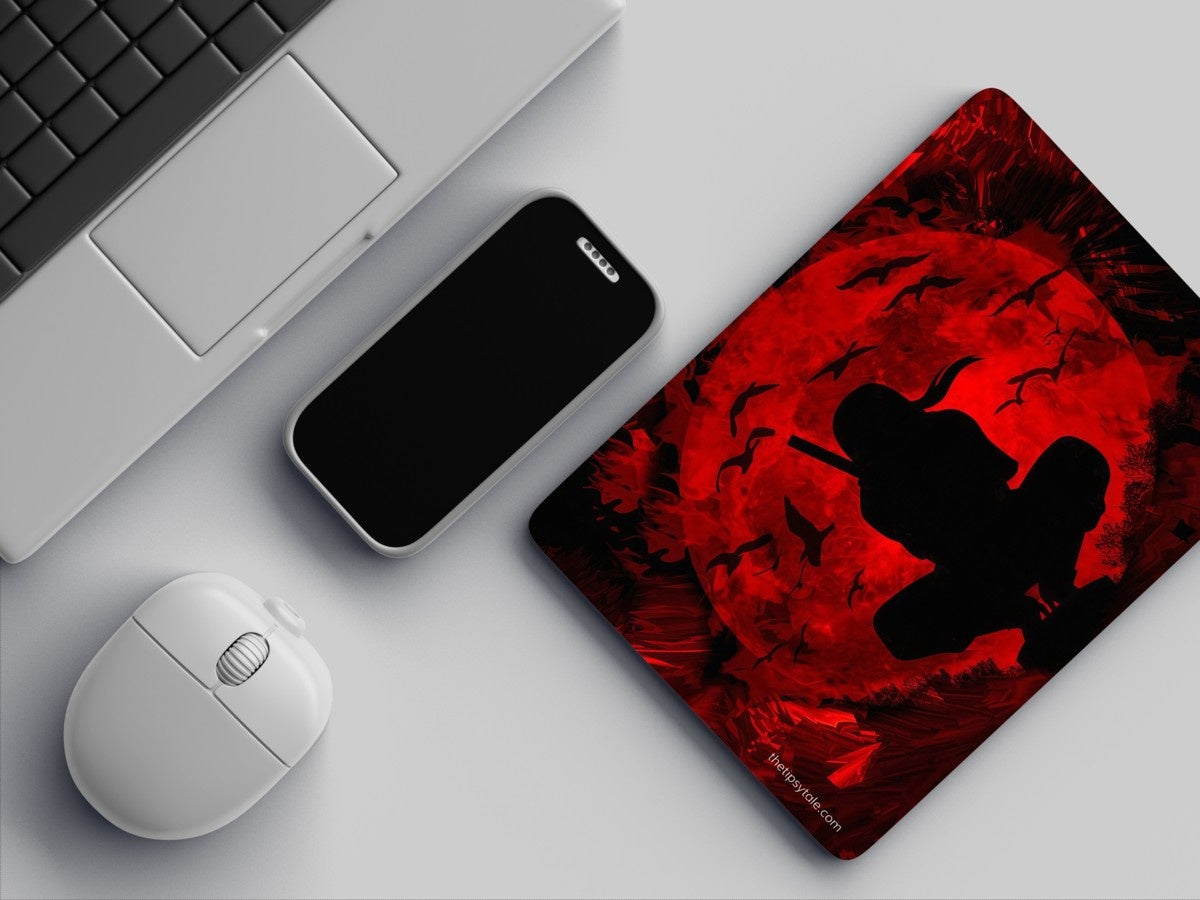 "ITACHI UCHIKA DARK " Mousepad: Enhance Your Workspace with Style