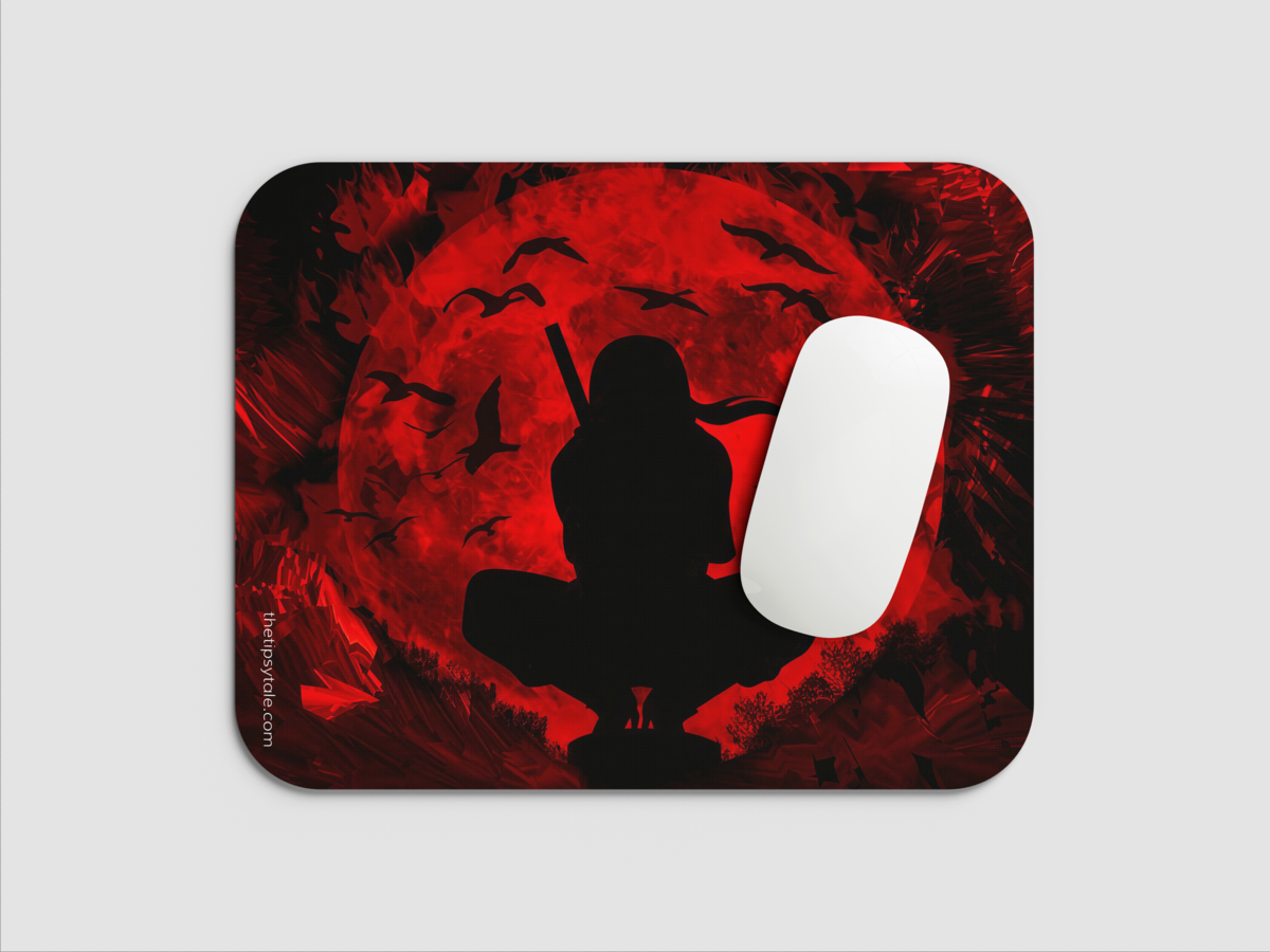 "ITACHI UCHIKA DARK " Mousepad: Enhance Your Workspace with Style