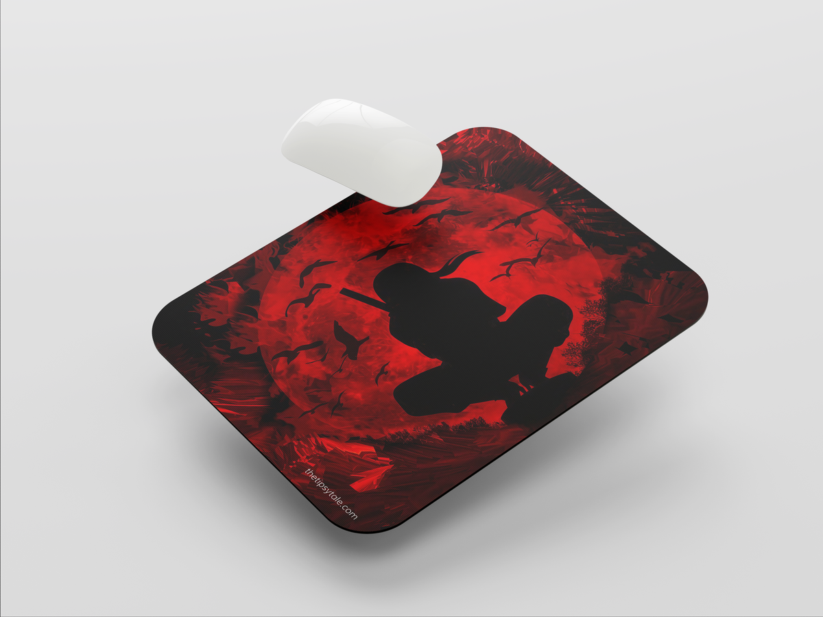 "ITACHI UCHIKA DARK " Mousepad: Enhance Your Workspace with Style