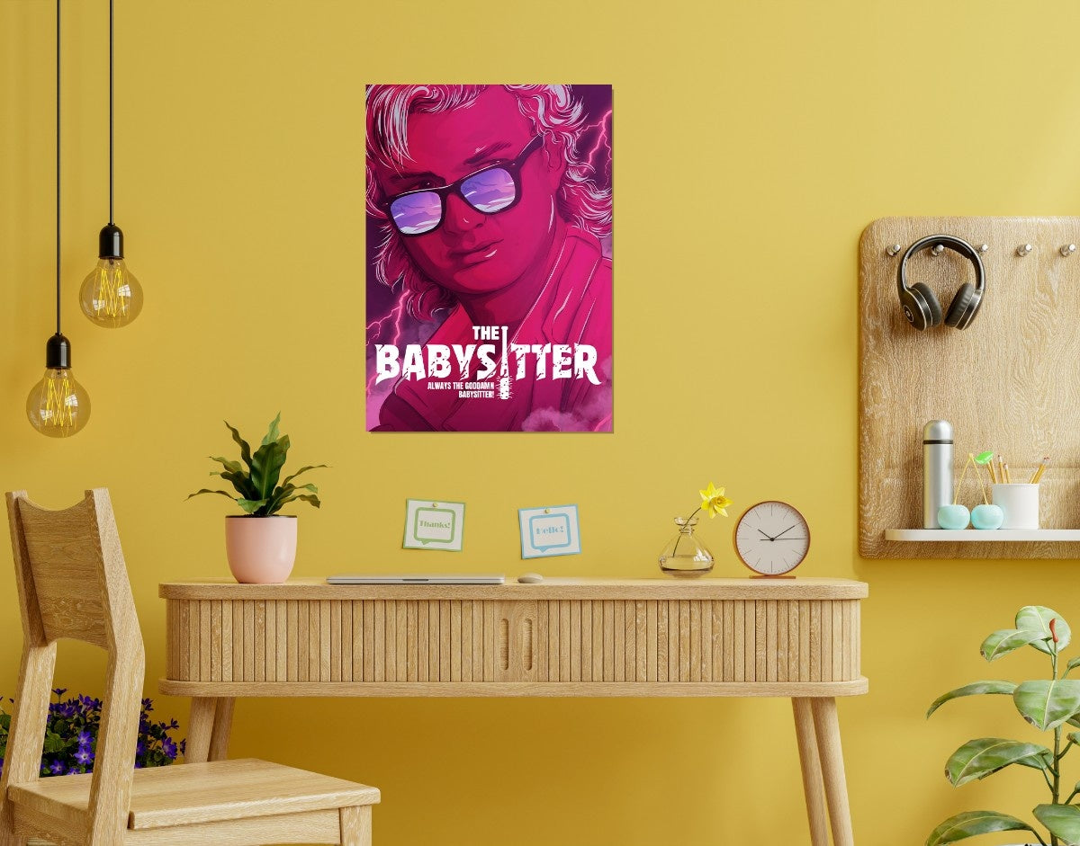 "THE BABYSITTER STEVE - STRANGER THINGS" -Shiny & Sturdy Metallic Poster Art That Pops & Sticks