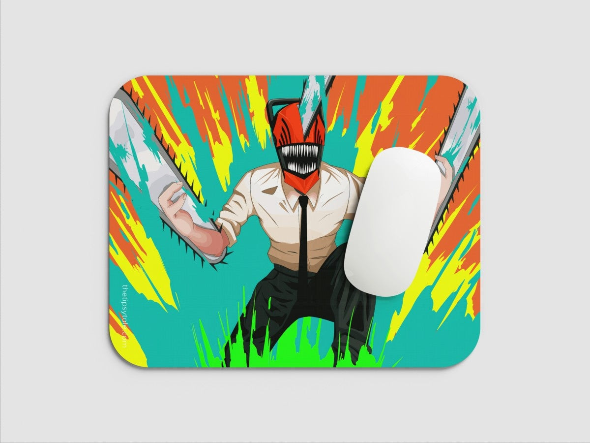 "CHAINSAW MAN MANGA SERIES - ANIME" Mousepad: Enhance Your Workspace with Style