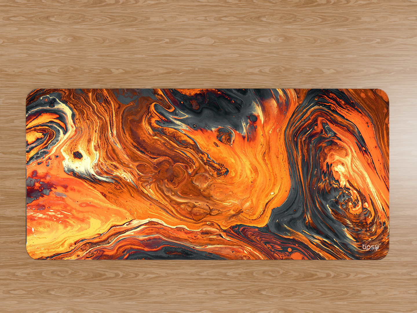 "Lava Pattern" Gaming Mousepad Elevate Your Gaming Experience
