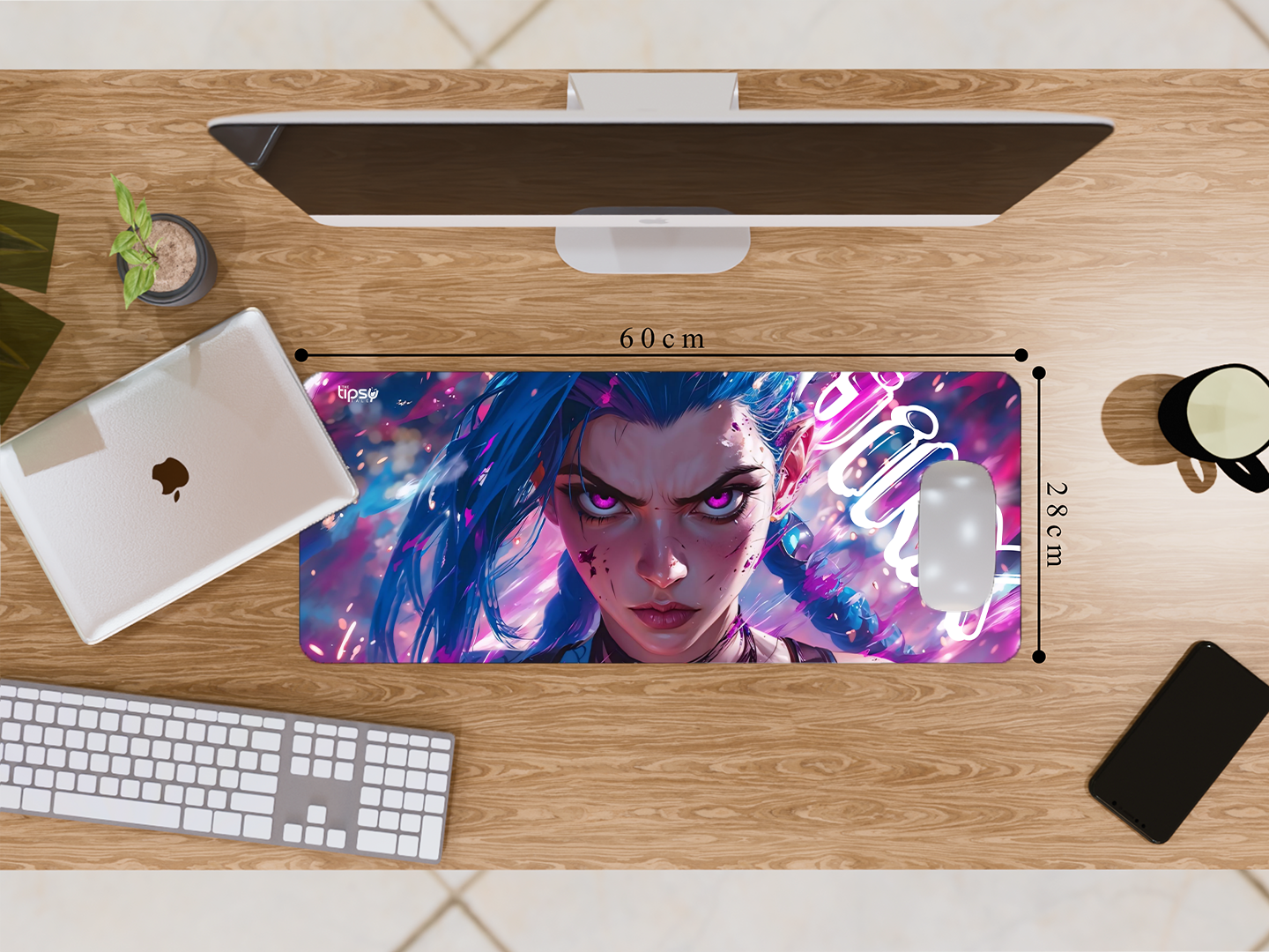 "JINX ARCANE " Gaming Mousepad – Elevate Your Gaming Experience