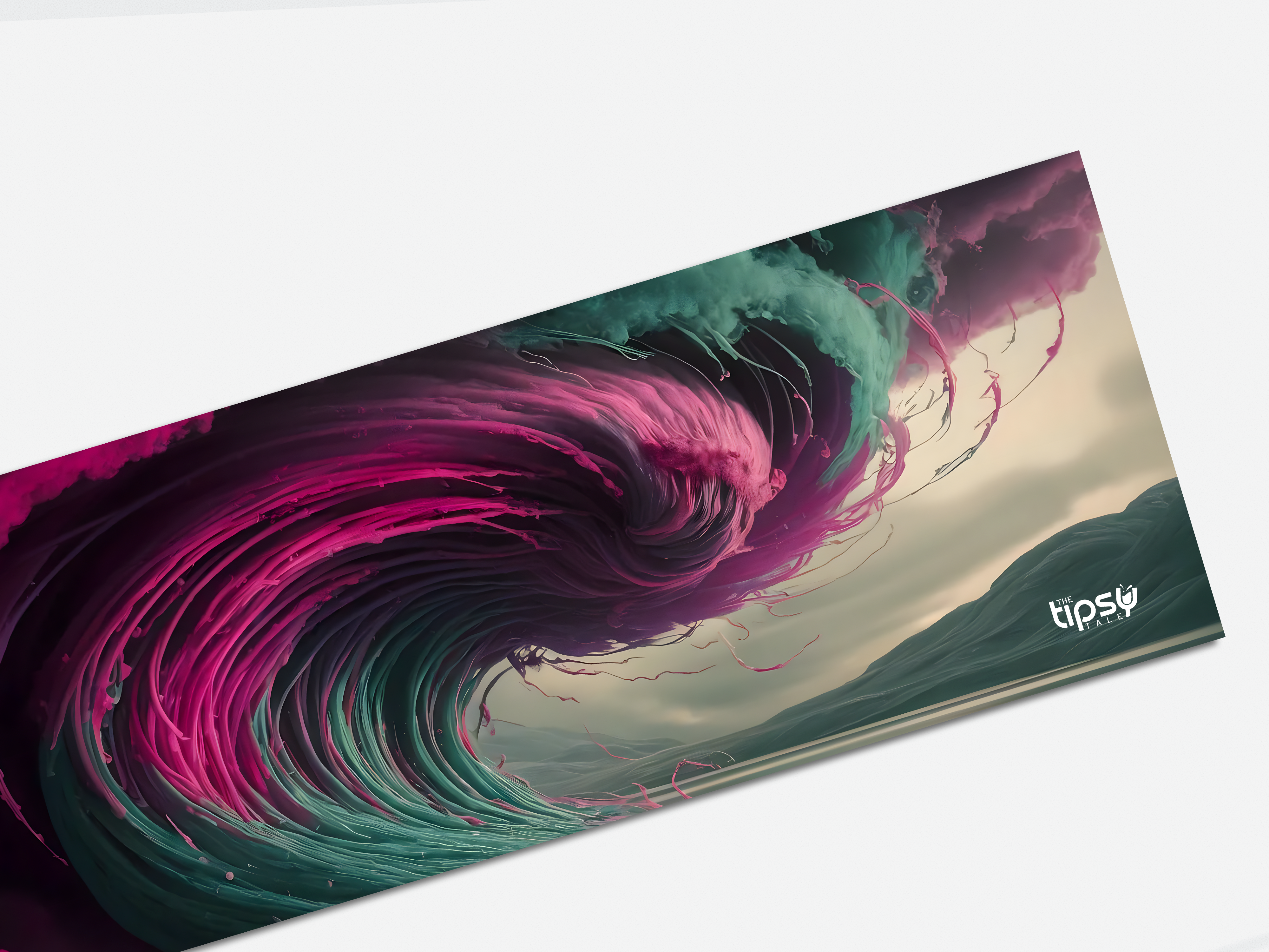"Nature Meets Watercolor" Gaming Mousepad Elevate Your Gaming Experience