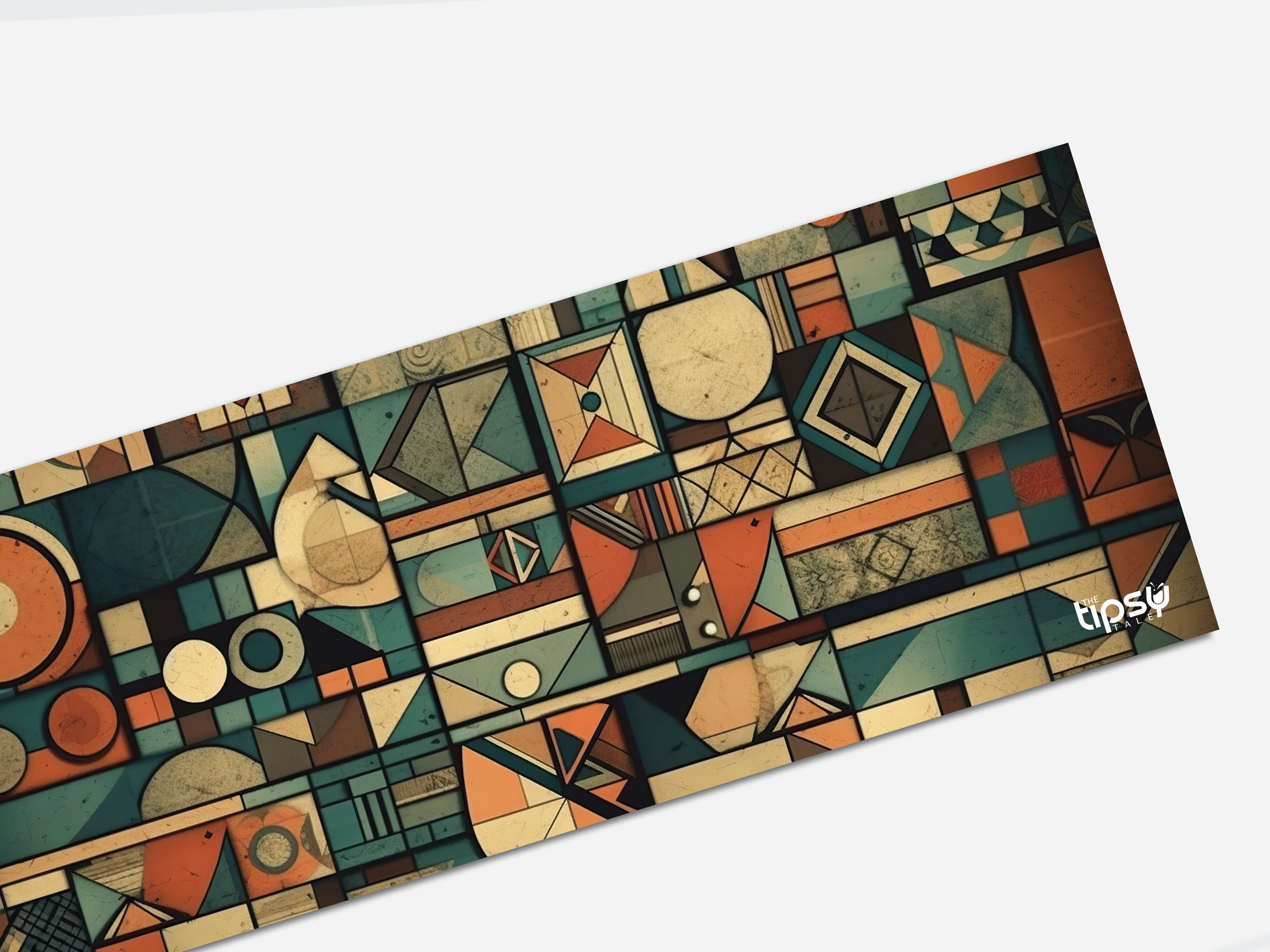 "Geometric Aesthetic" Gaming Mousepad Elevate Your Gaming Experience