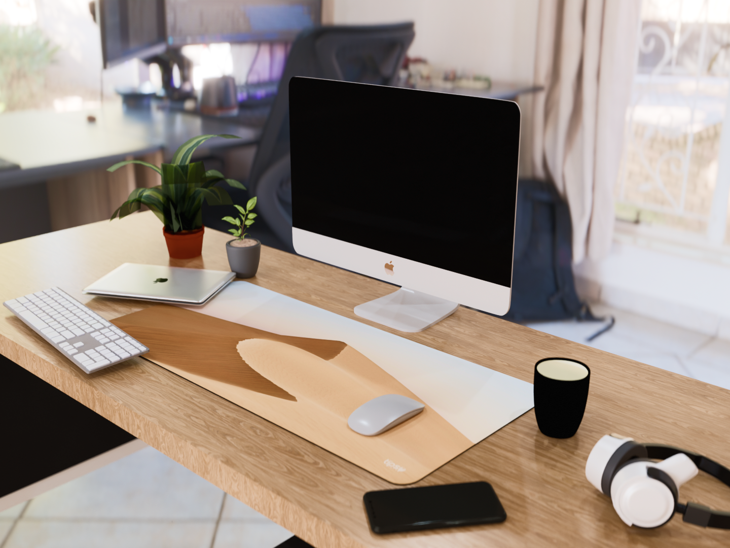 "Abstract Sand Pattern" Gaming Mousepad Elevate Your Gaming Experience