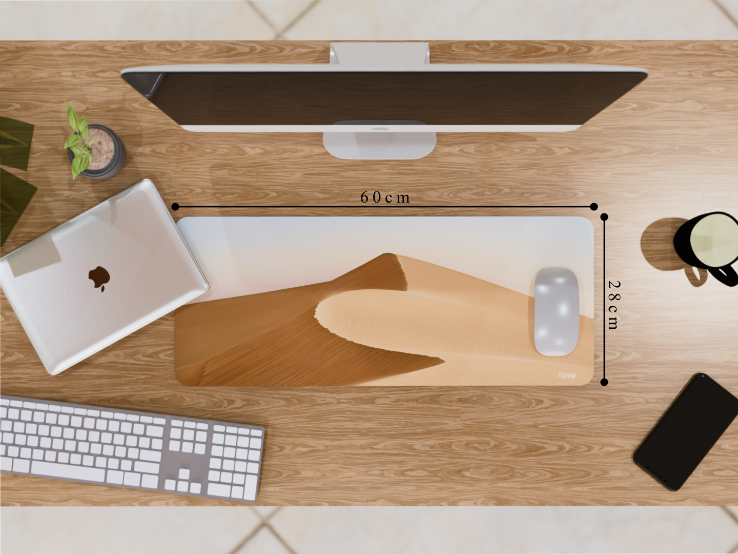 "Abstract Sand Pattern" Gaming Mousepad Elevate Your Gaming Experience