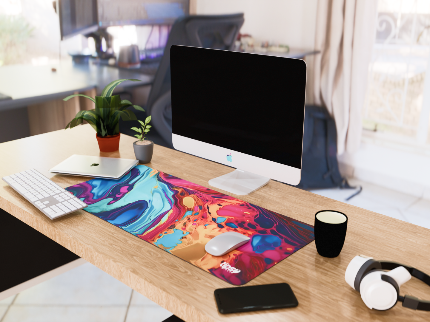 "Splash of Joy" Gaming Mousepad Elevate Your Gaming Experience