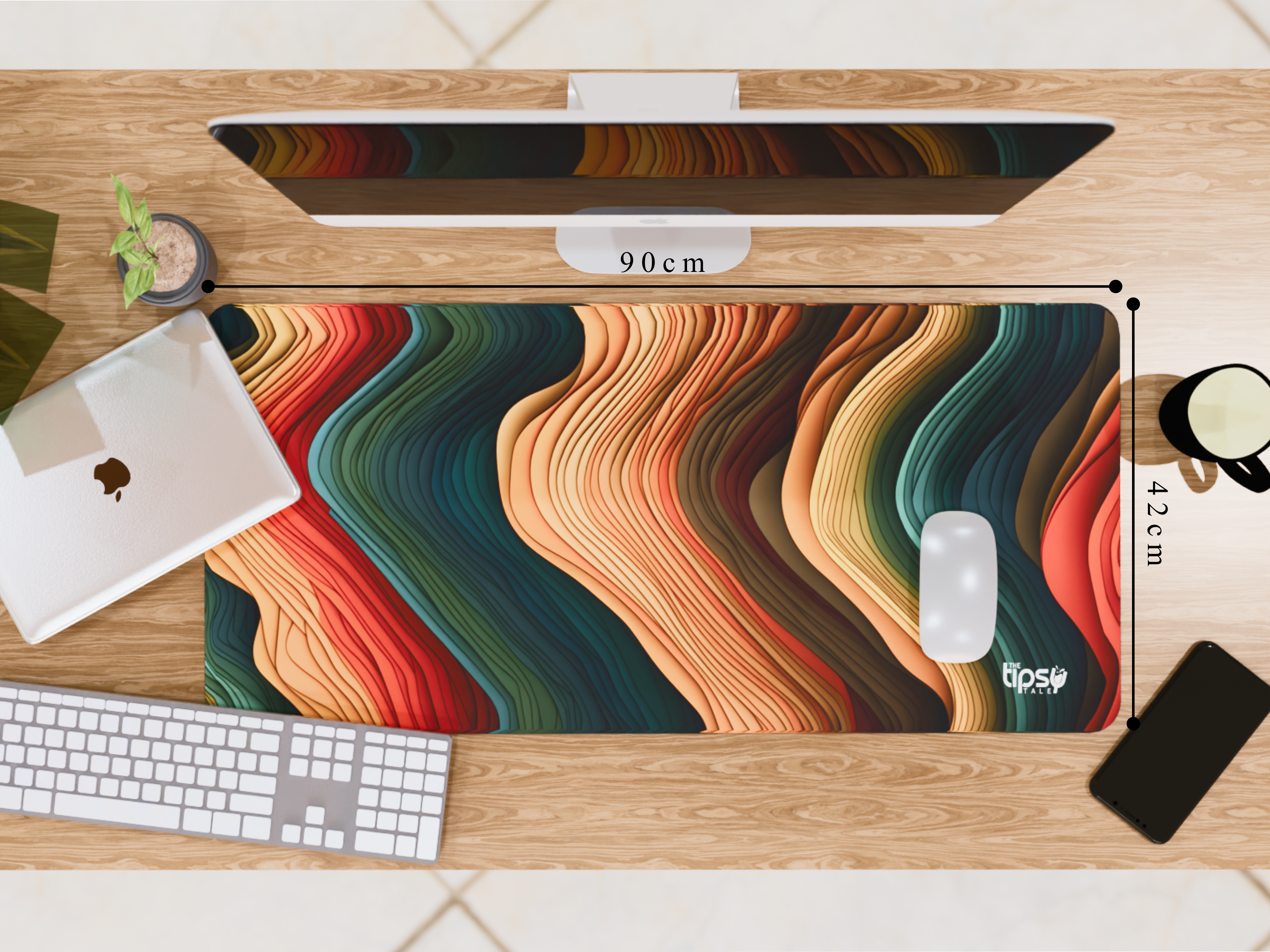 "Lost in the Flow" Gaming Mousepad Elevate Your Gaming Experience