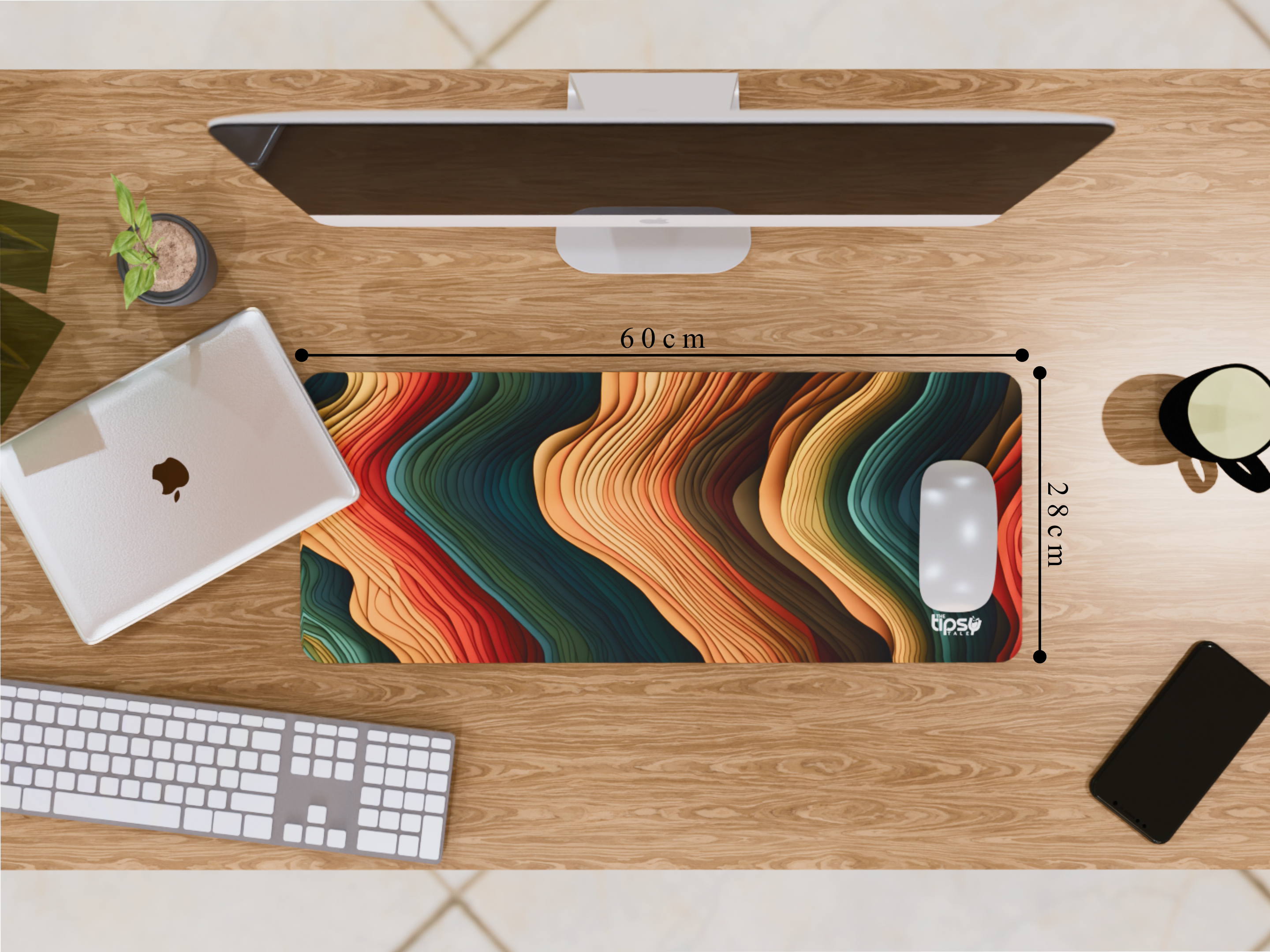 "Lost in the Flow" Gaming Mousepad Elevate Your Gaming Experience