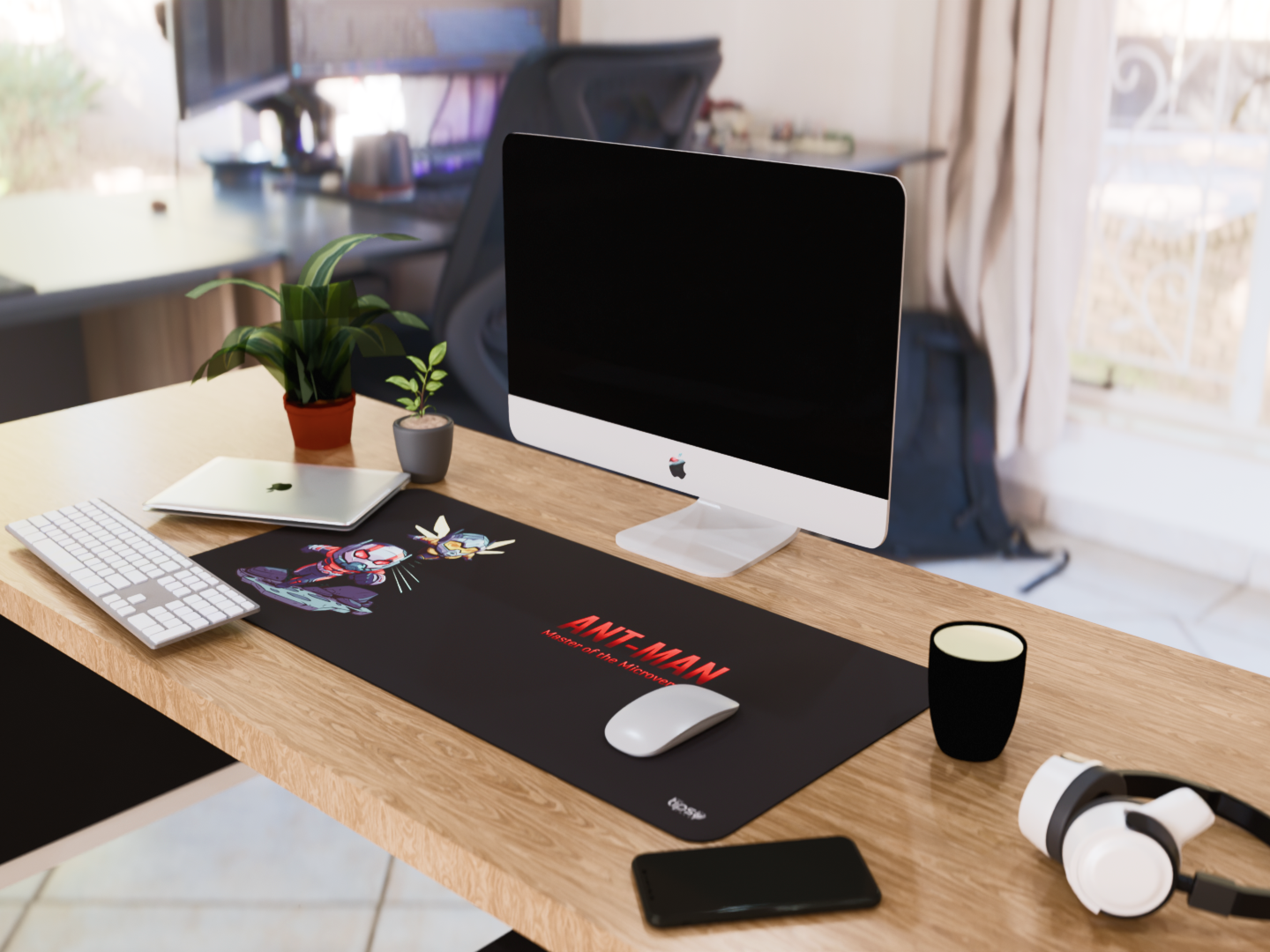 "Ant Man Doodle" Gaming Mousepad Elevate Your Gaming Experience the Marvel Style