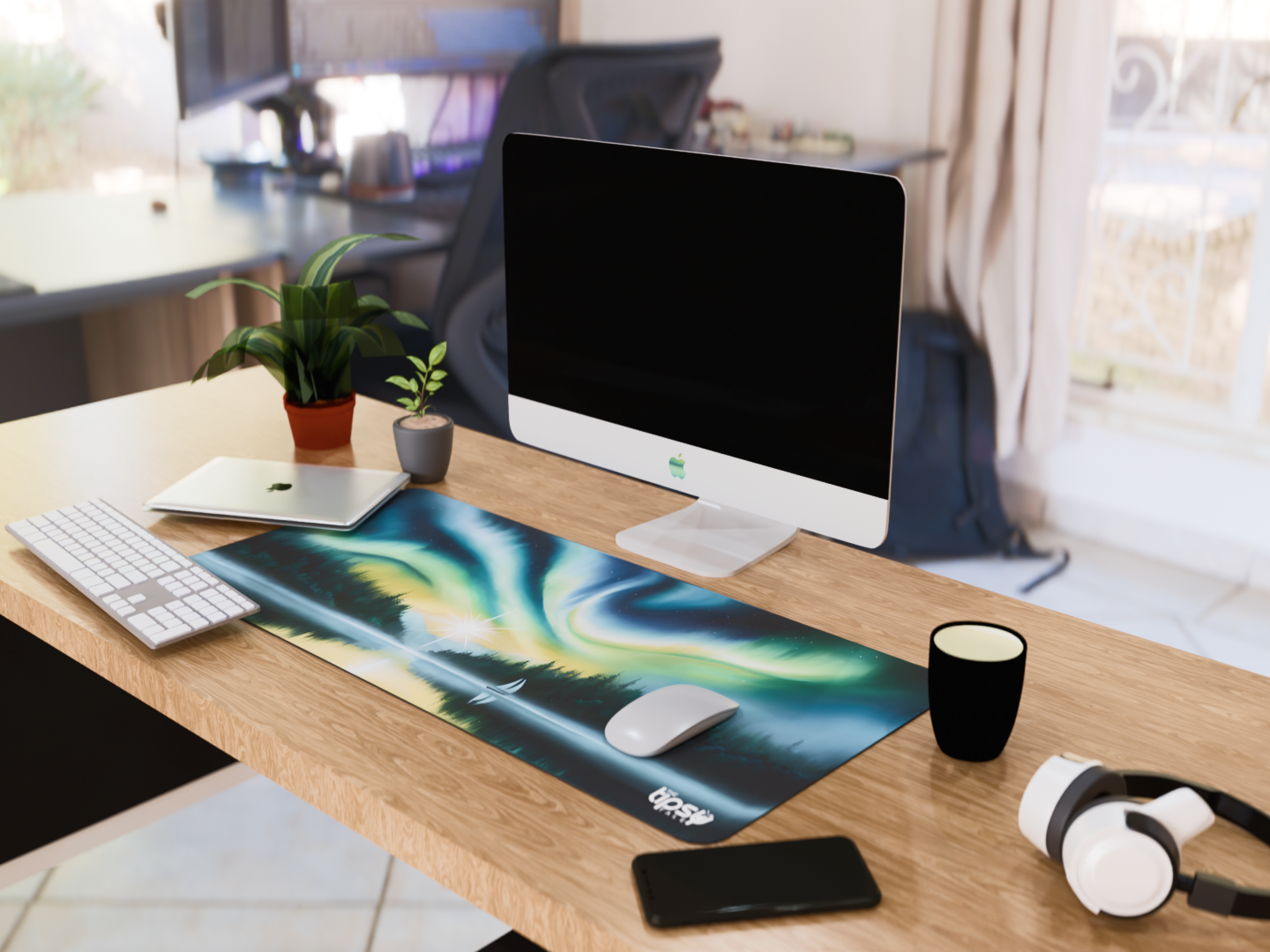 "Auroras" Gaming Mousepad Elevate Your Gaming Experience