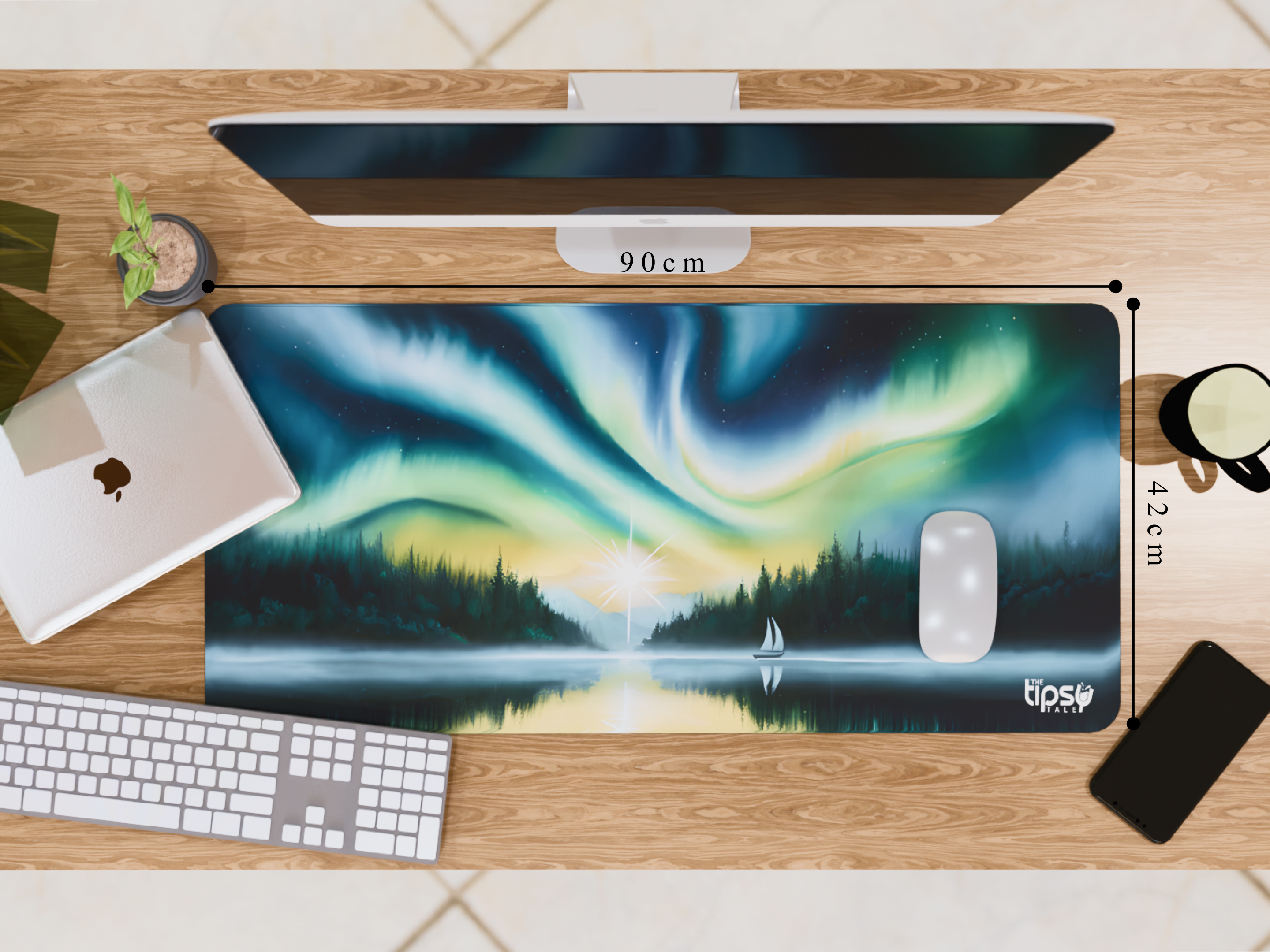 "Auroras" Gaming Mousepad Elevate Your Gaming Experience