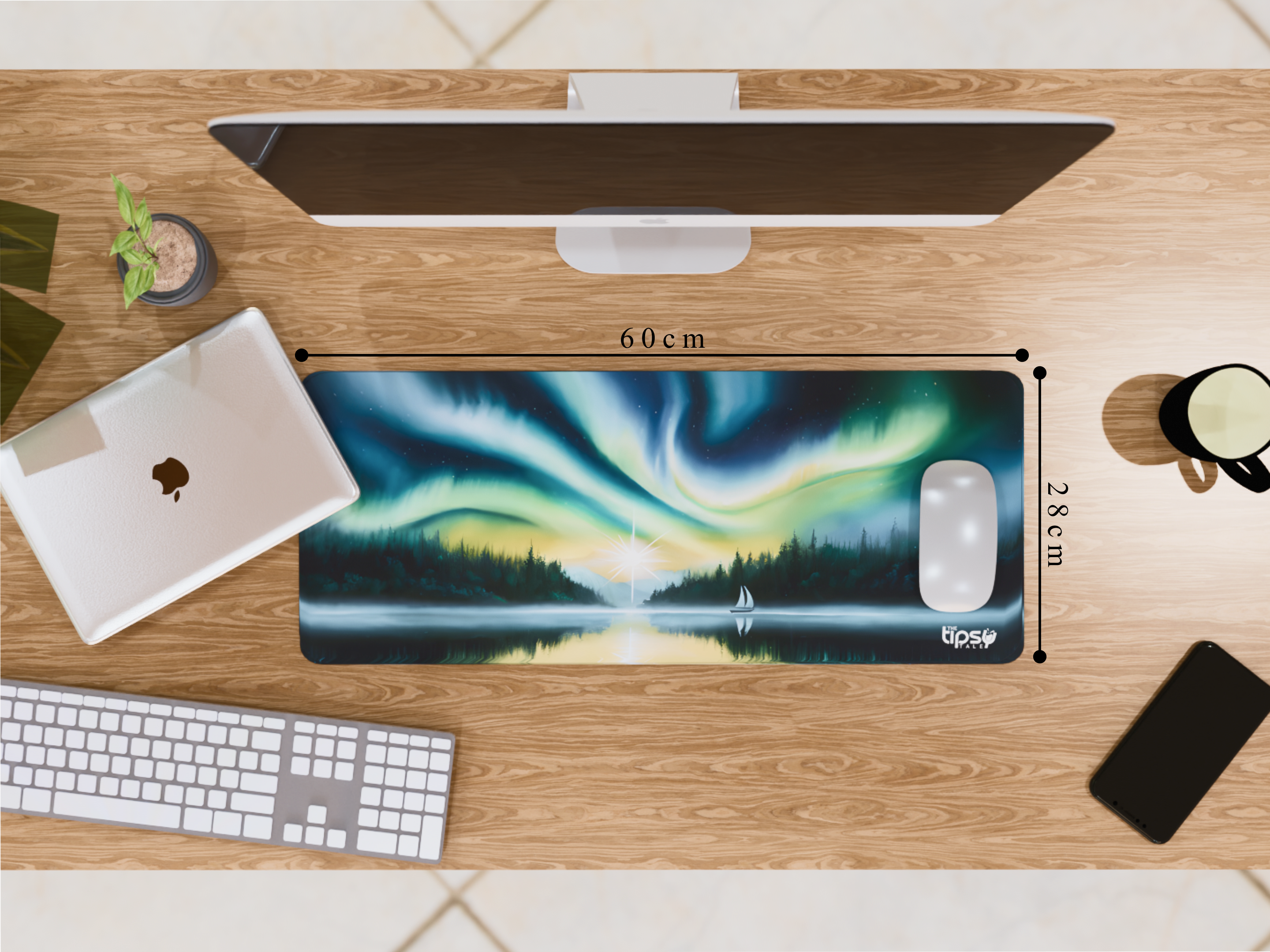 "Auroras" Gaming Mousepad Elevate Your Gaming Experience