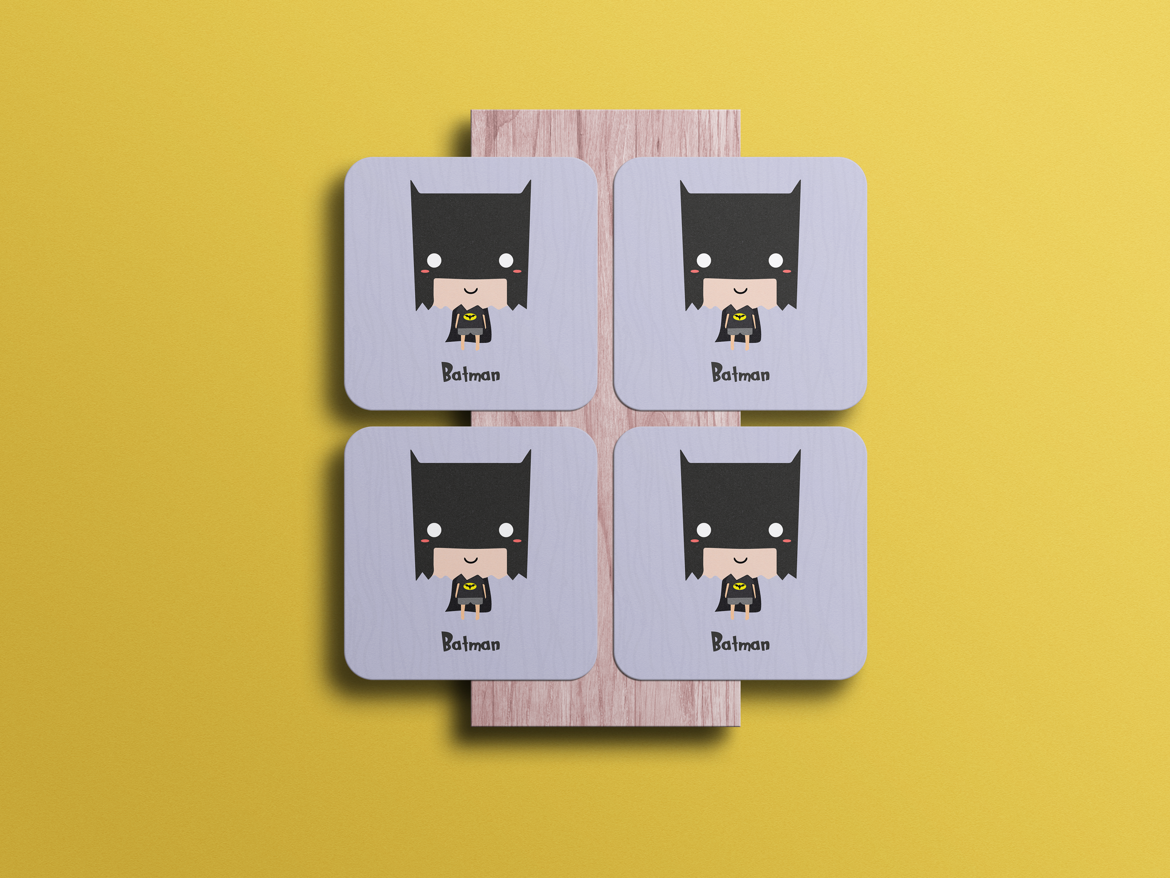 Protect Your Surfaces with Gotham's Finest: Batman Coaster Set