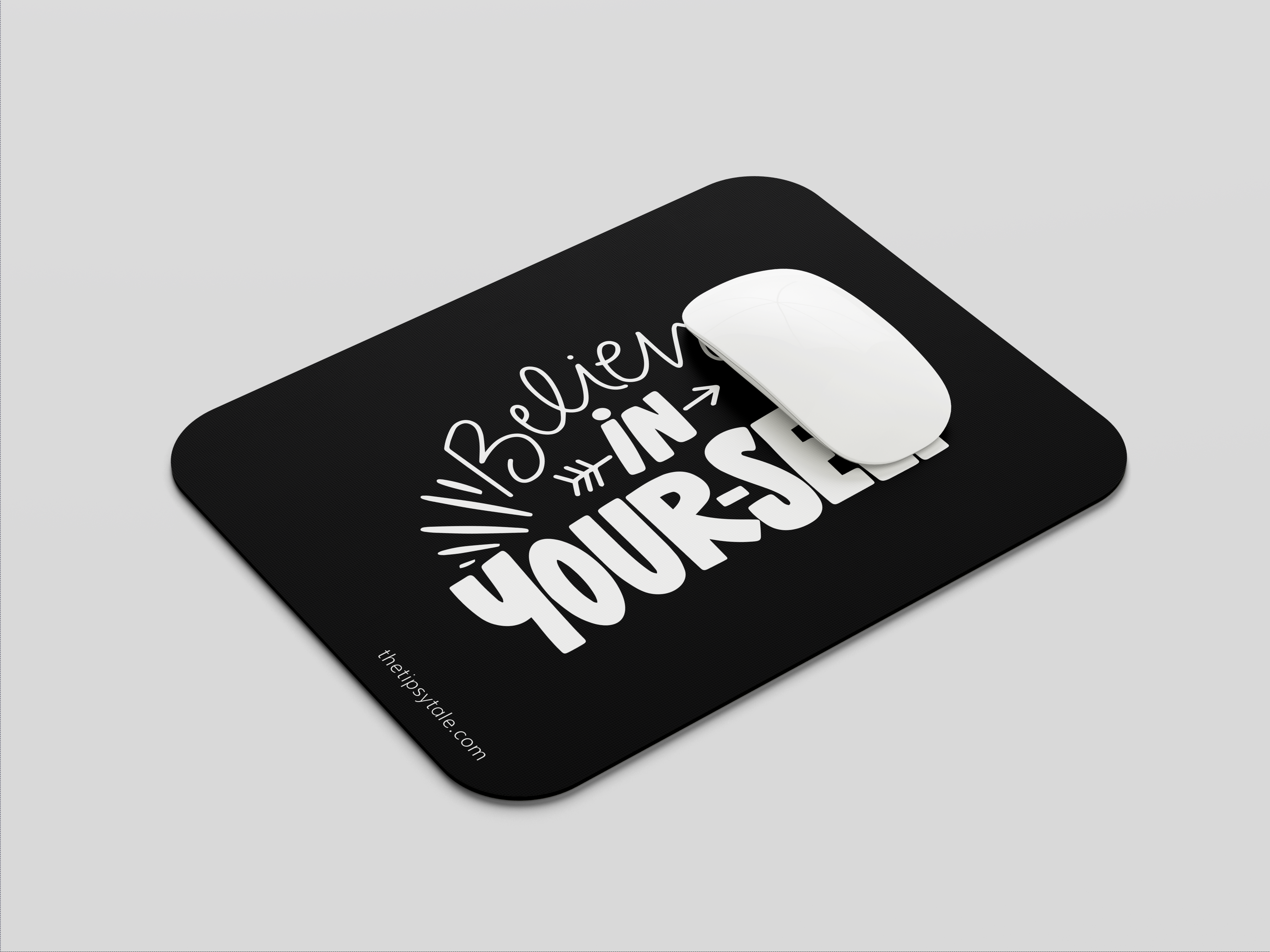 "Self Belief" Mousepad – Enhance Your Workspace with Style