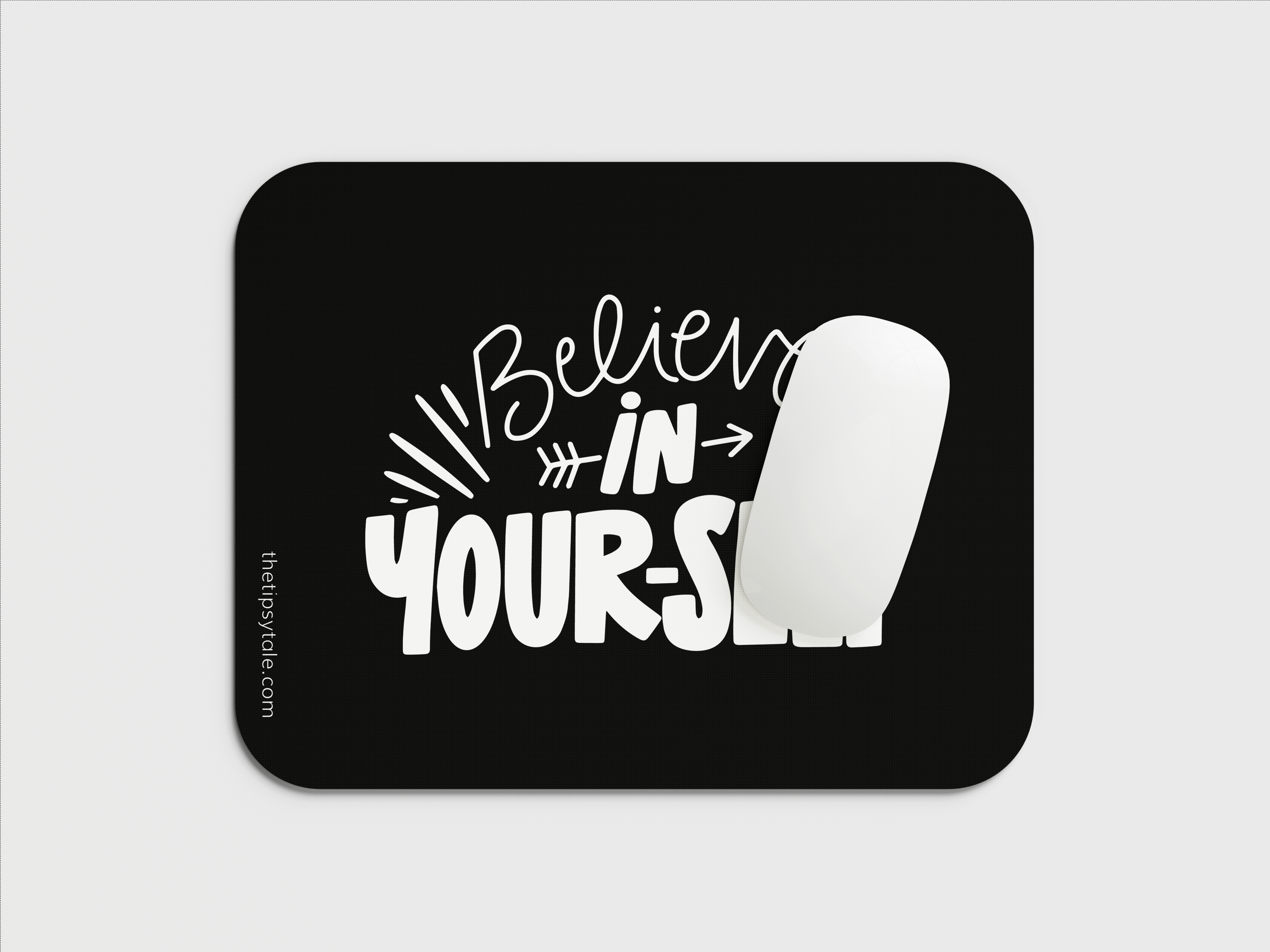 "Self Belief" Mousepad – Enhance Your Workspace with Style
