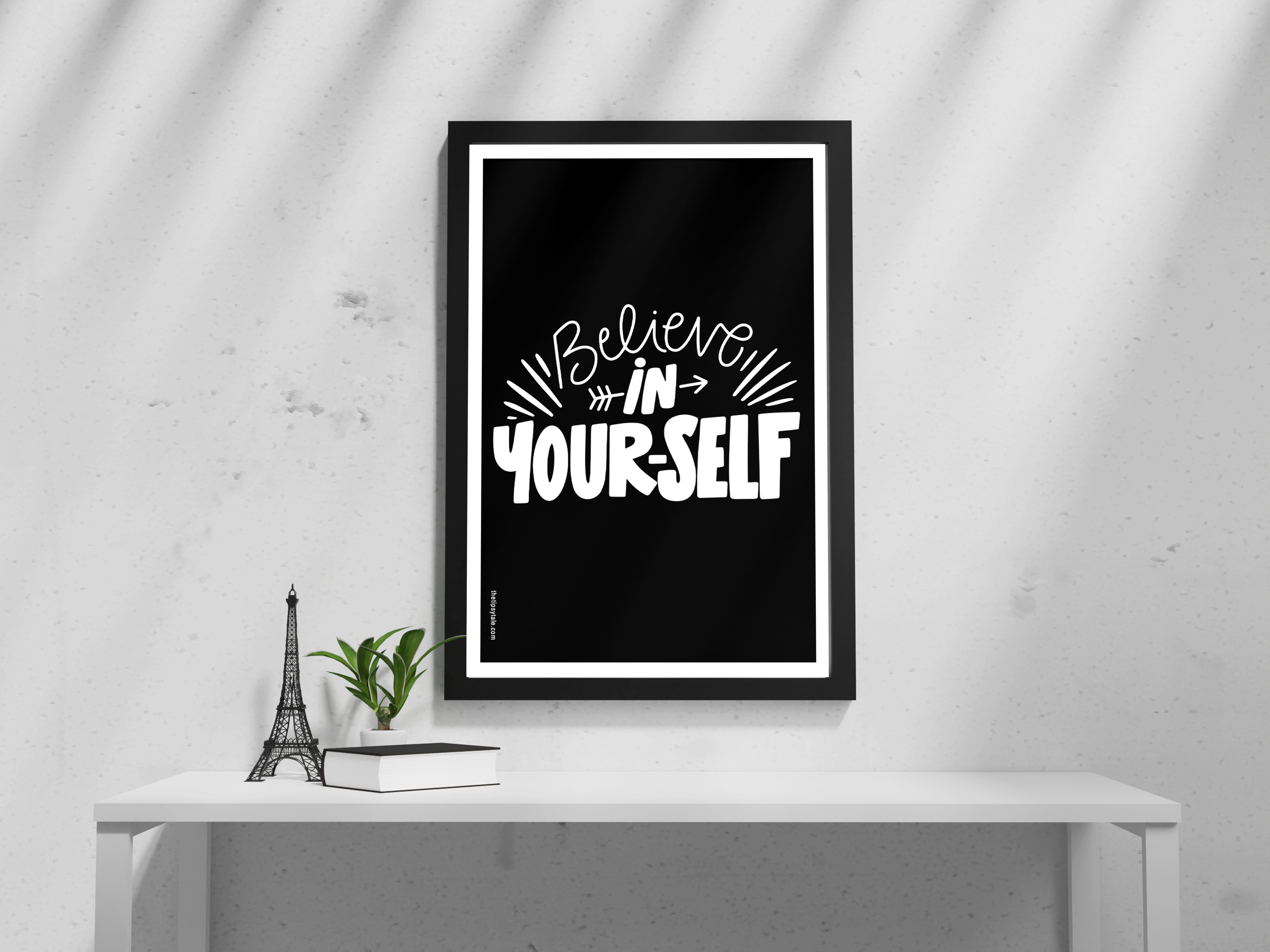 "Rise to the Challenge" Poster – Add a Touch of Personality to Your Space