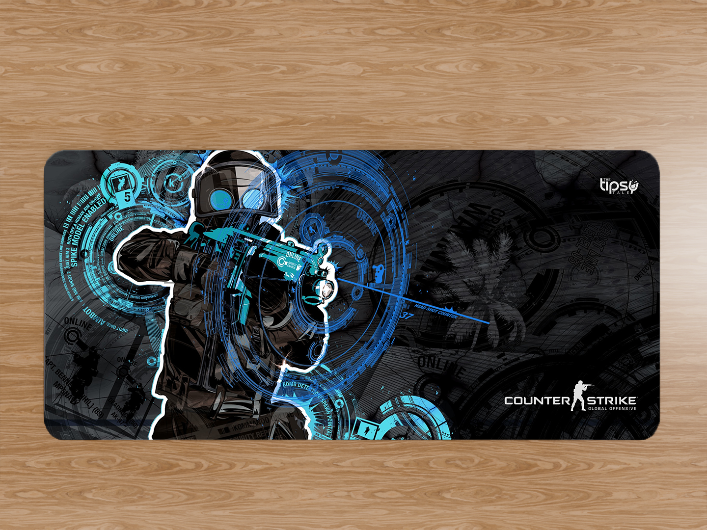 "COUNTER STRIKE" Gaming Mousepad- Elevate Your Gaming Experience