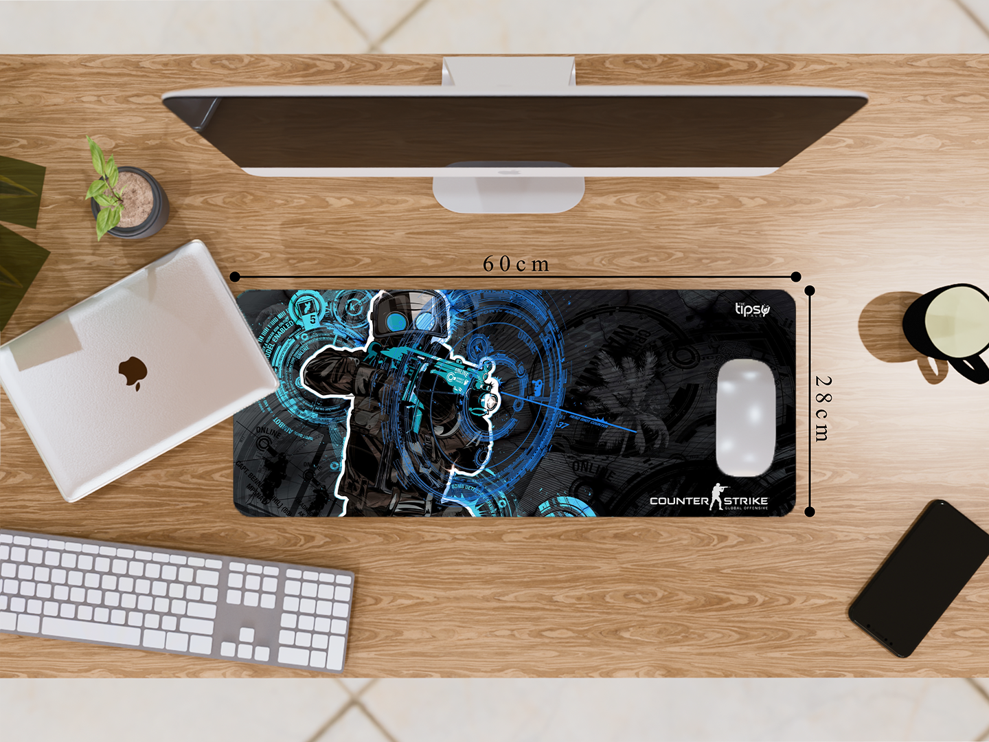 "COUNTER STRIKE" Gaming Mousepad- Elevate Your Gaming Experience