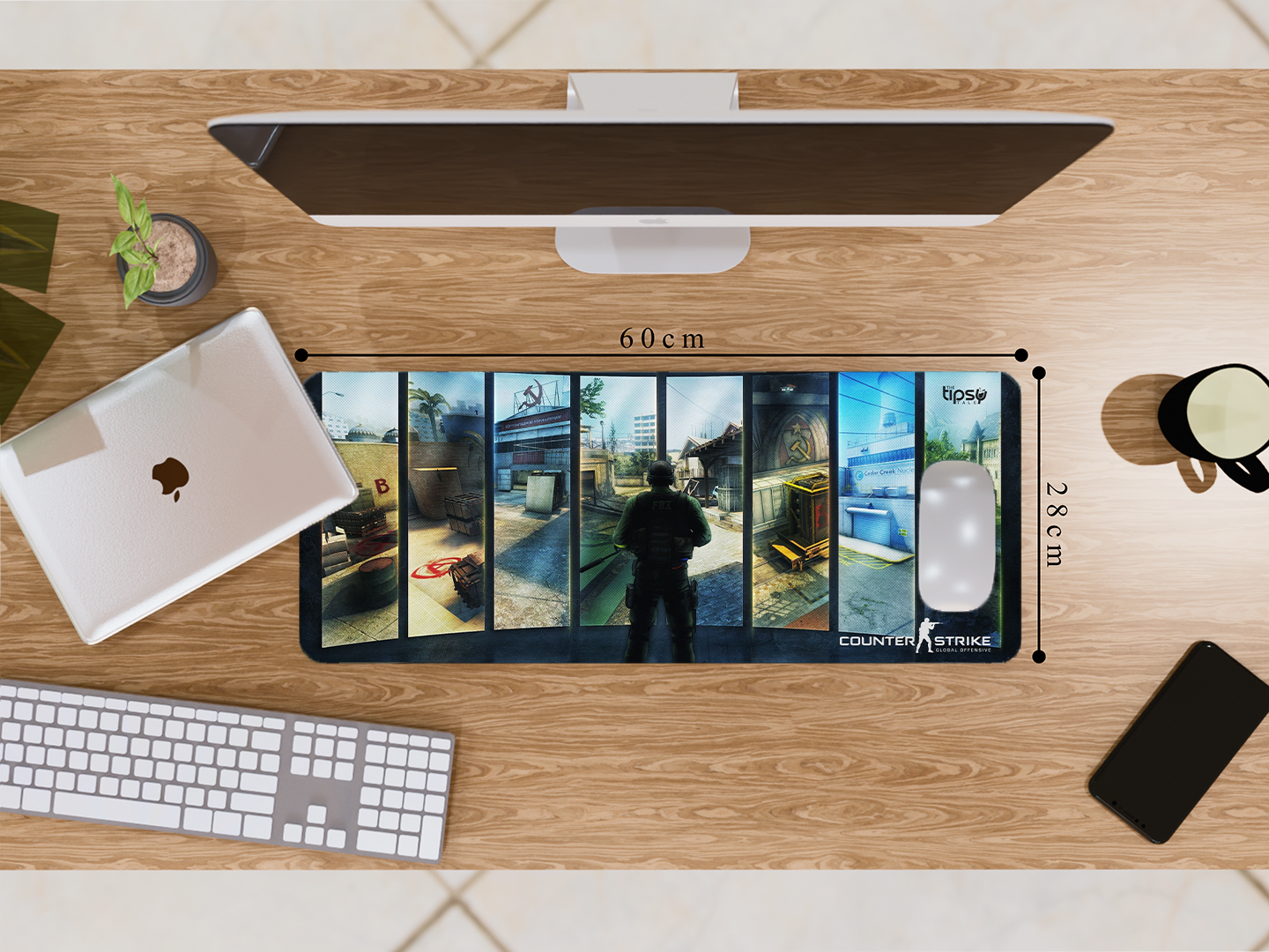 "COUNTER STRIKE - Video Game" Gaming Mousepad- Elevate Your Gaming Experience