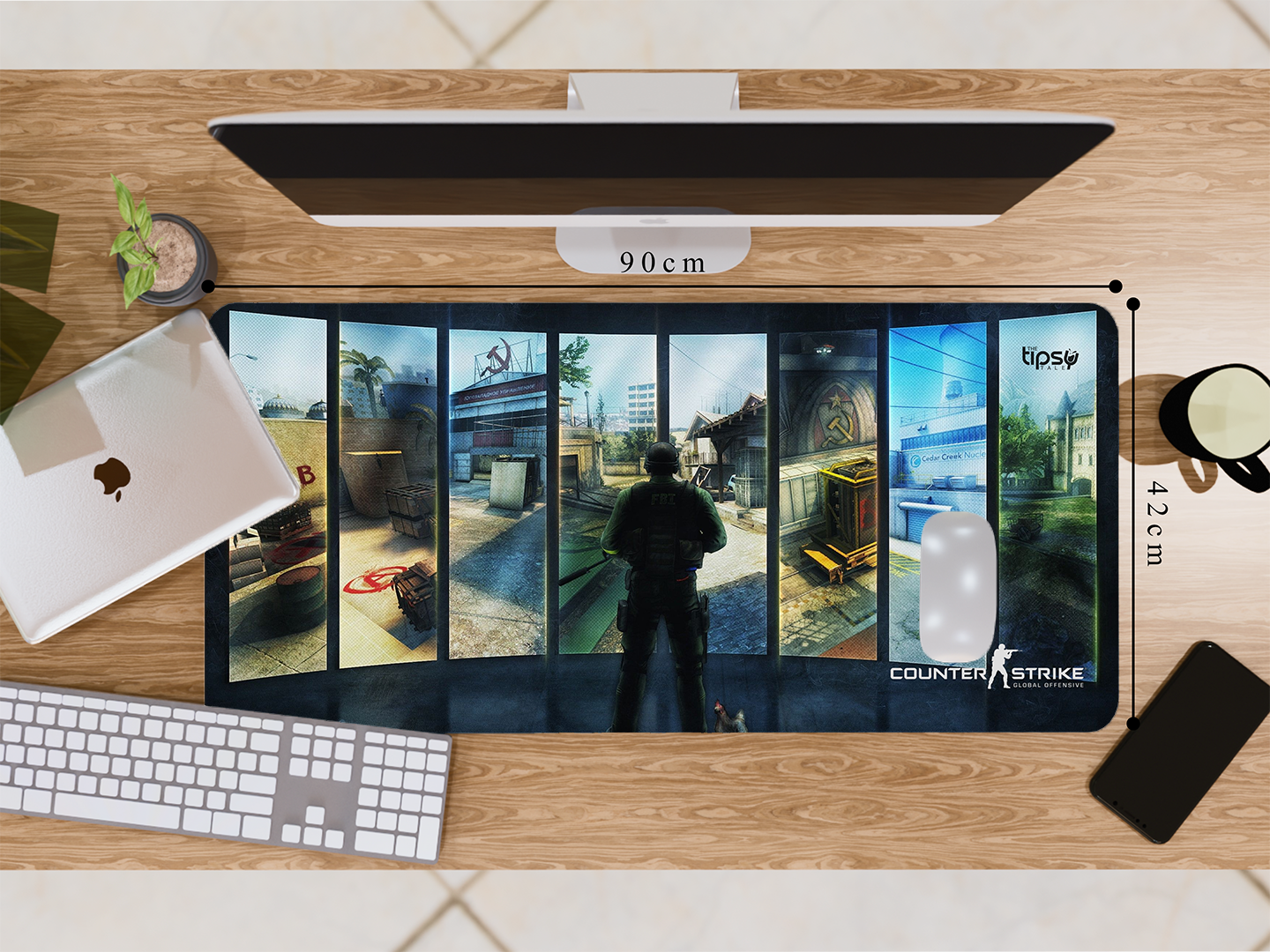 "COUNTER STRIKE - Video Game" Gaming Mousepad- Elevate Your Gaming Experience