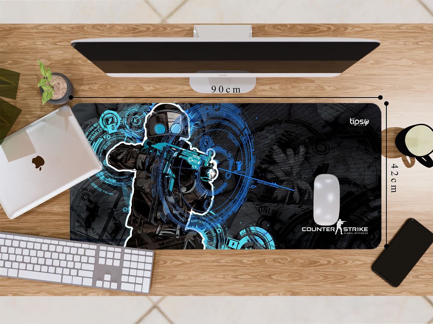 "COUNTER STRIKE" Gaming Mousepad- Elevate Your Gaming Experience