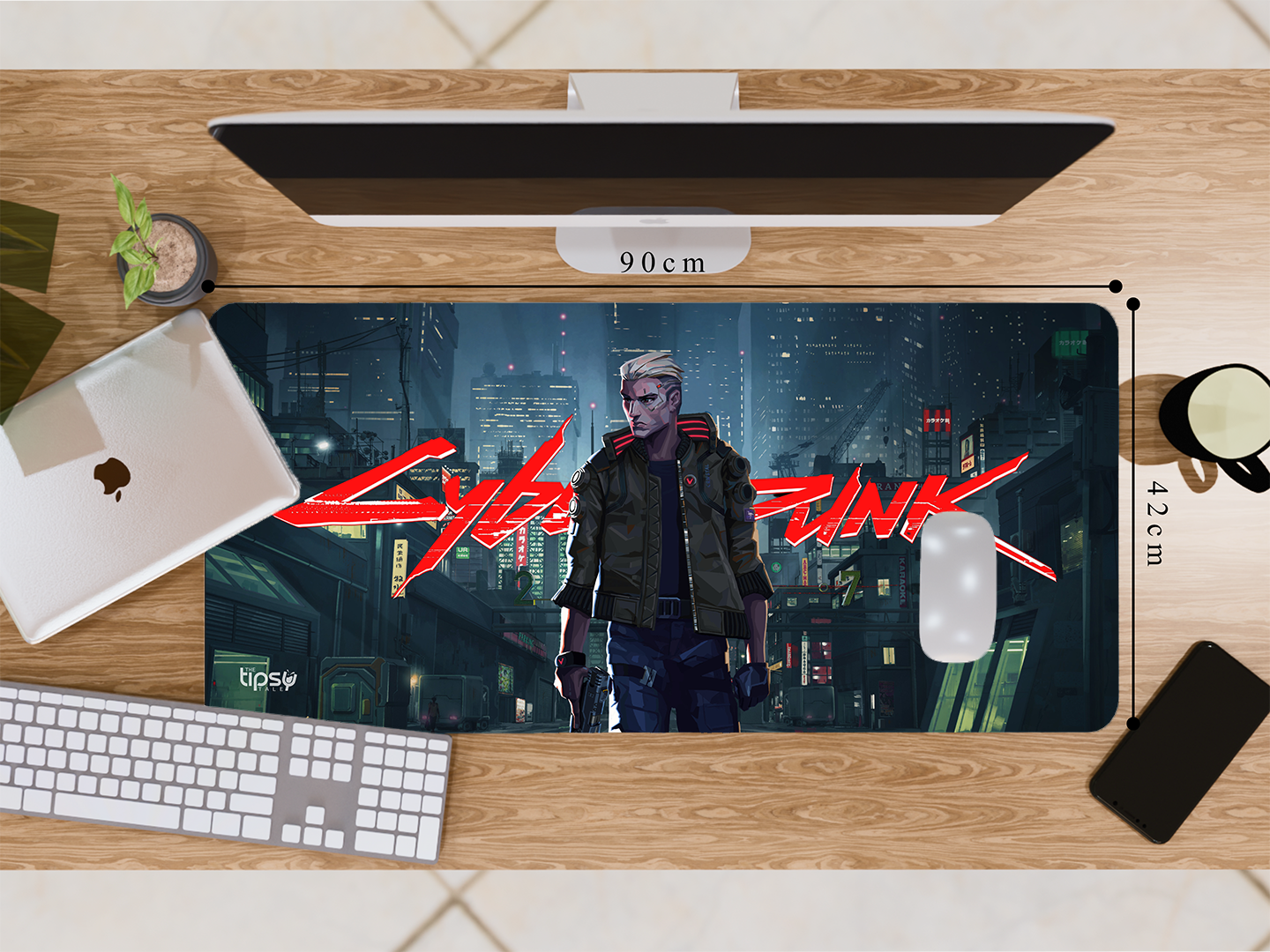 "CYBERPUNK Bold- Gaming" Mousepad Elevate Your Gaming Experience