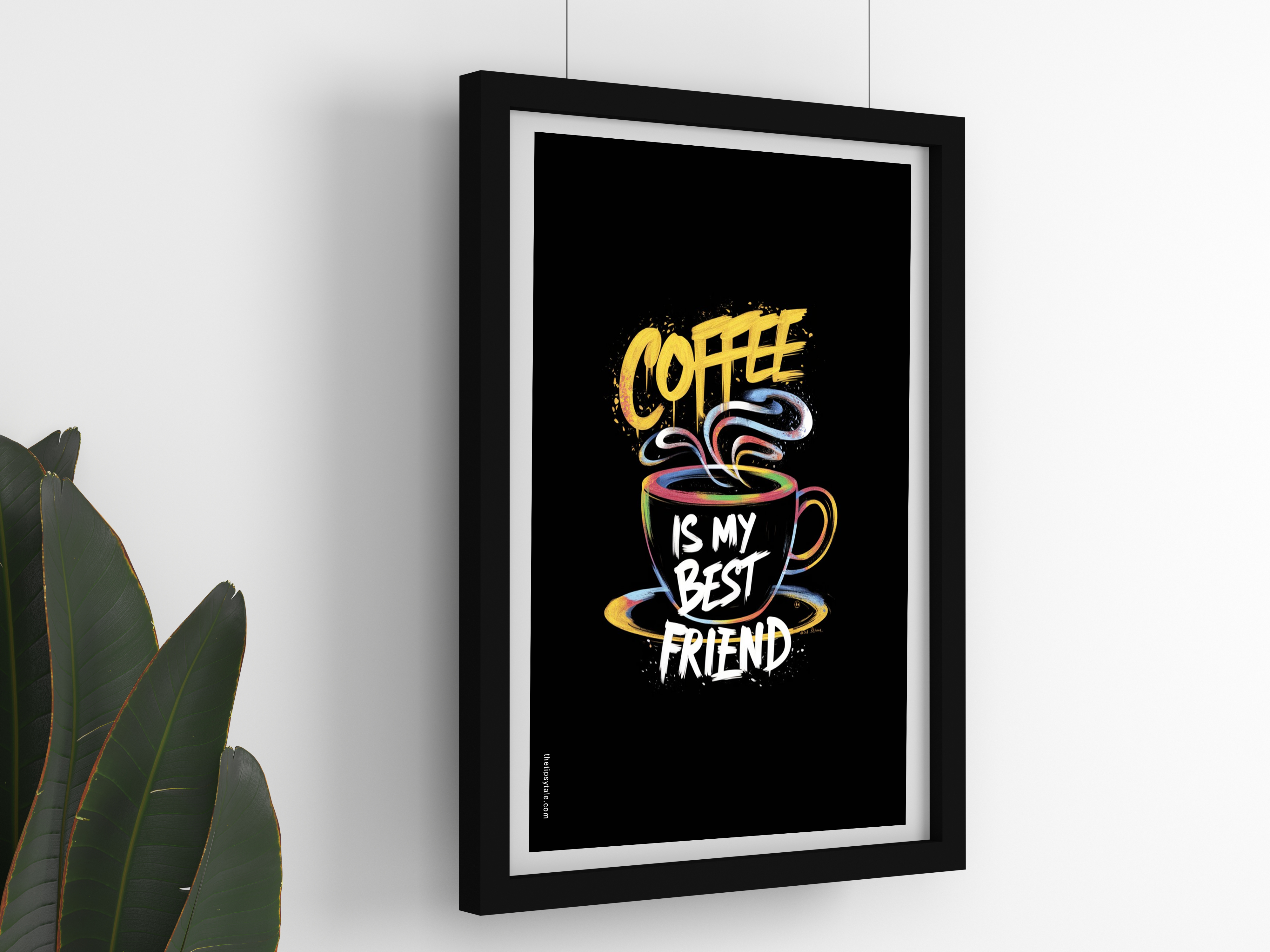 "Can't Adult Without My Coffee" Poster – Add a Touch of Personality to Your Space