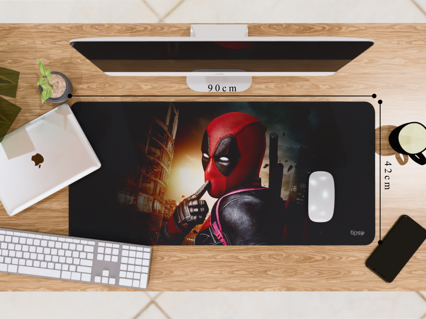 "DeadPool" Gaming Mousepad Elevate Your Gaming Experience the Marvel Style