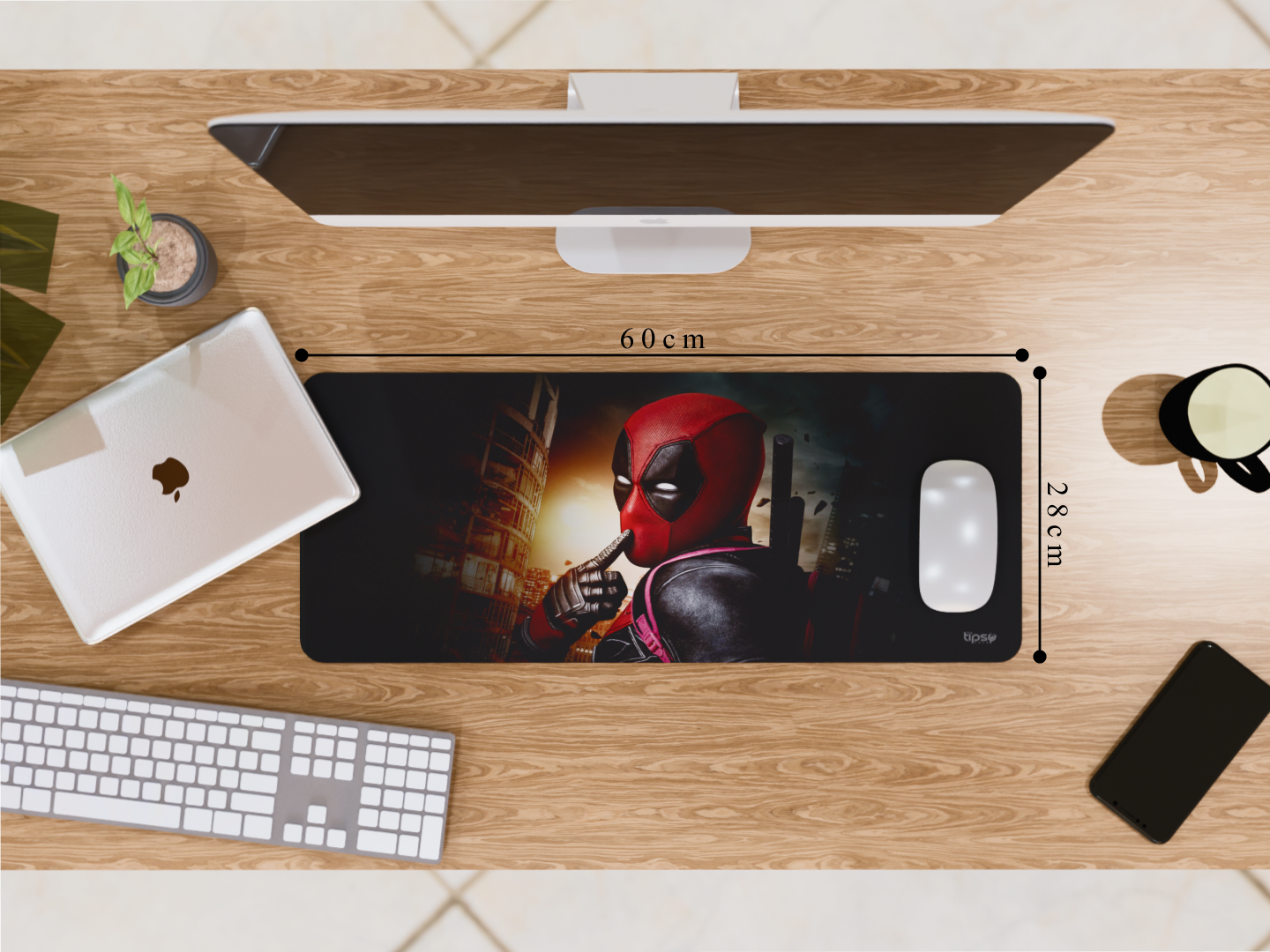 "DeadPool" Gaming Mousepad Elevate Your Gaming Experience the Marvel Style