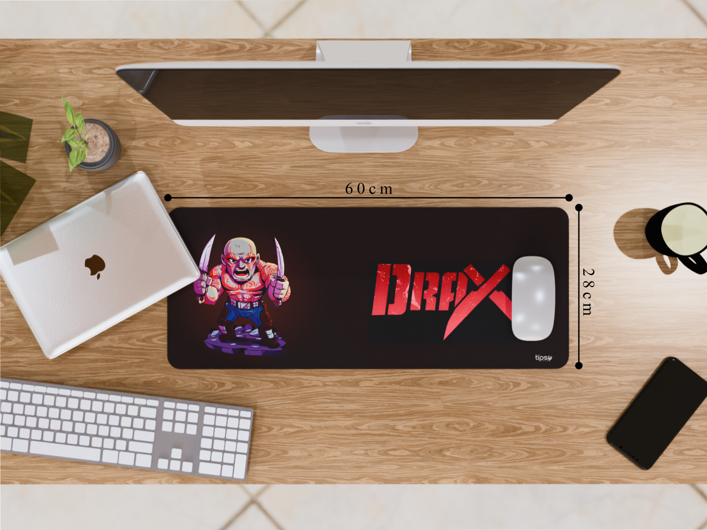 "DRAX MARVEL" Gaming Mousepad Elevate Your Gaming Experience